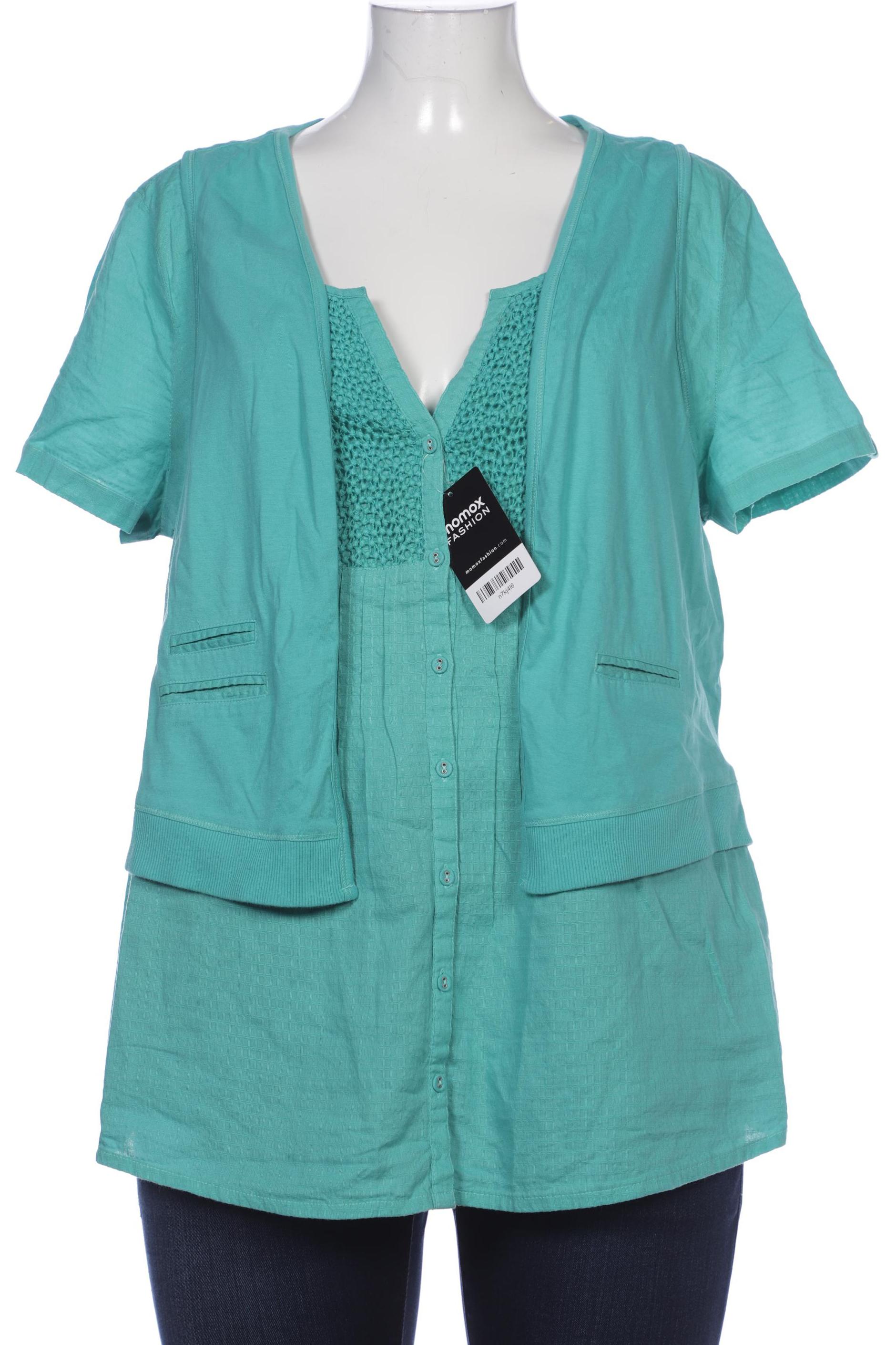 

Charles Vögele Damen Bluse, türkis, Gr. 48