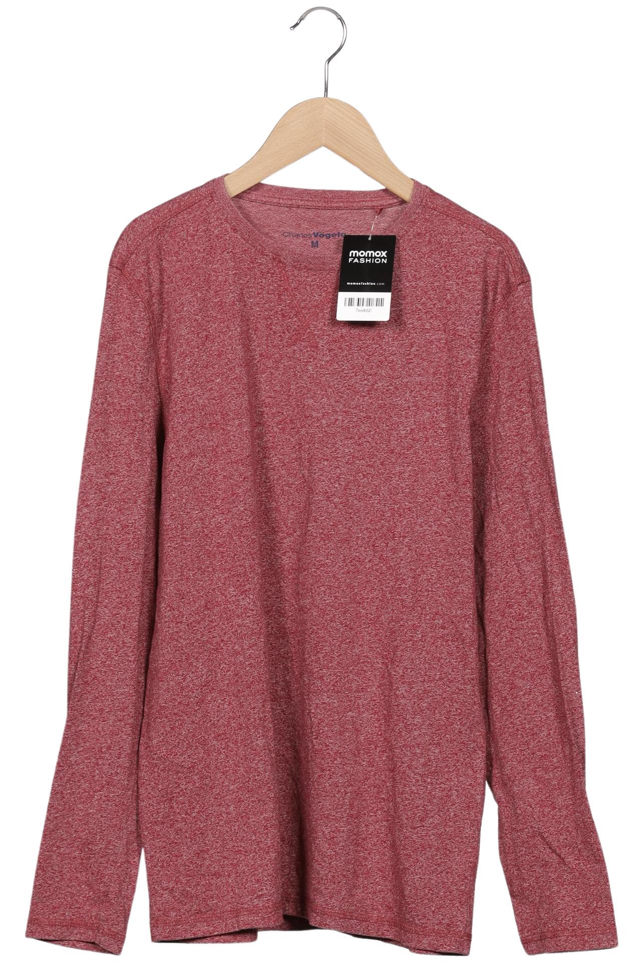 Thumbnail - Charles Vögele Herren Langarmshirt, bordeaux, Gr. 48