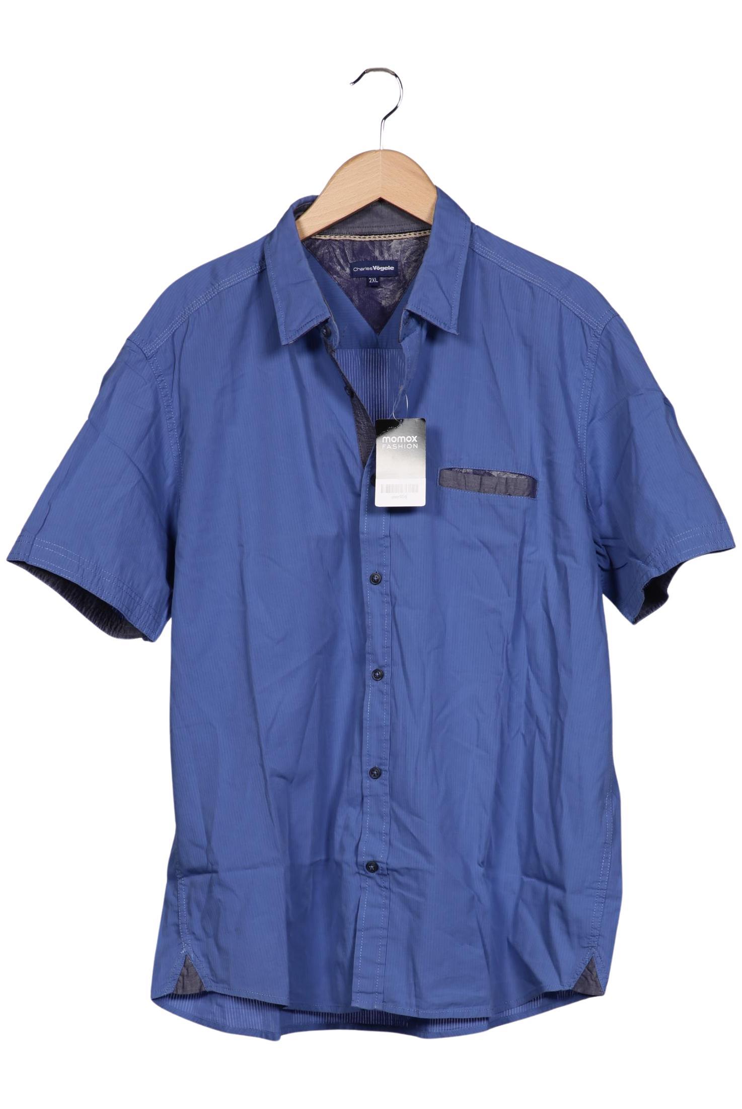 

Charles Vögele Herren Hemd, blau, Gr. 56