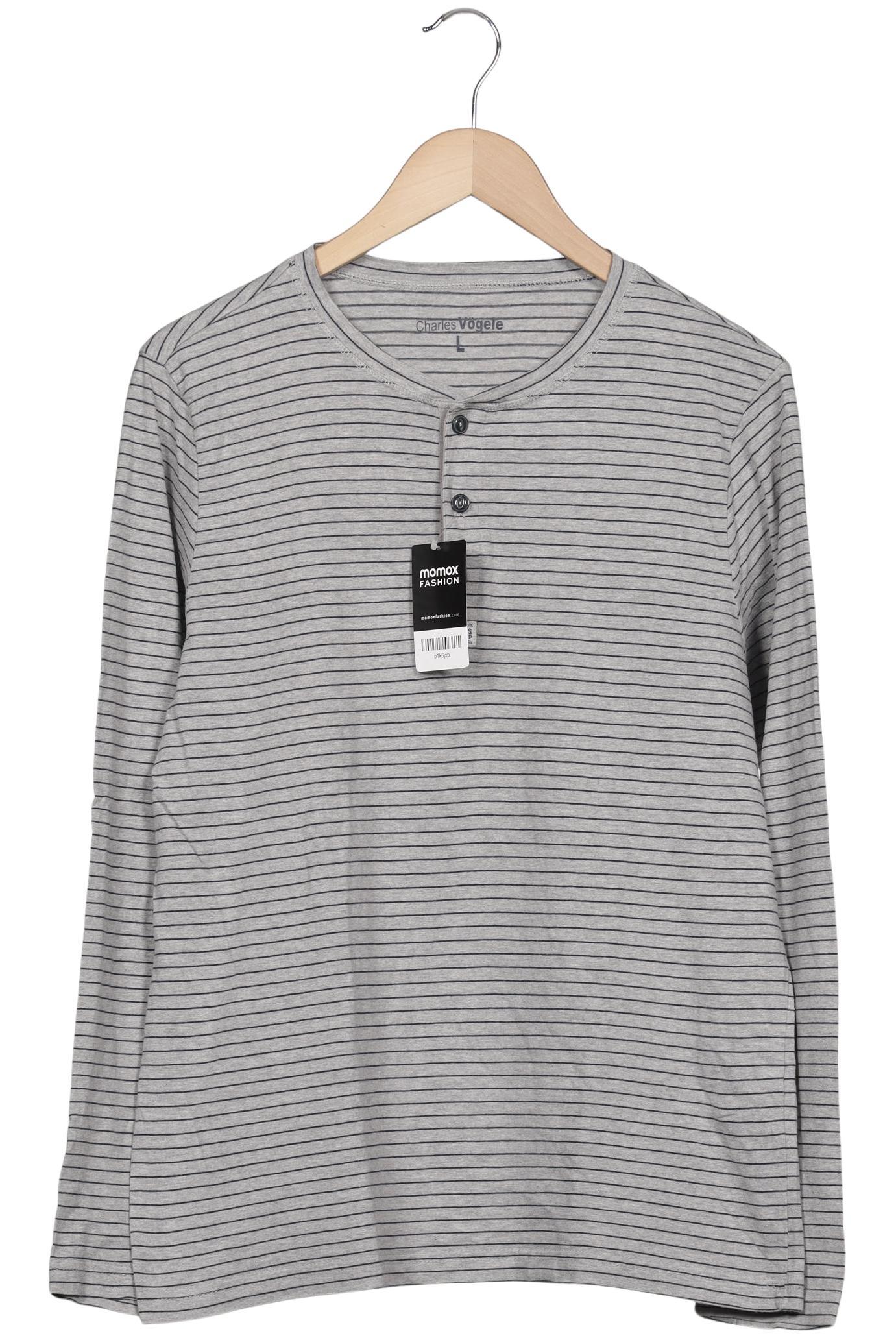 

Charles Vögele Herren Langarmshirt, grau, Gr. 52