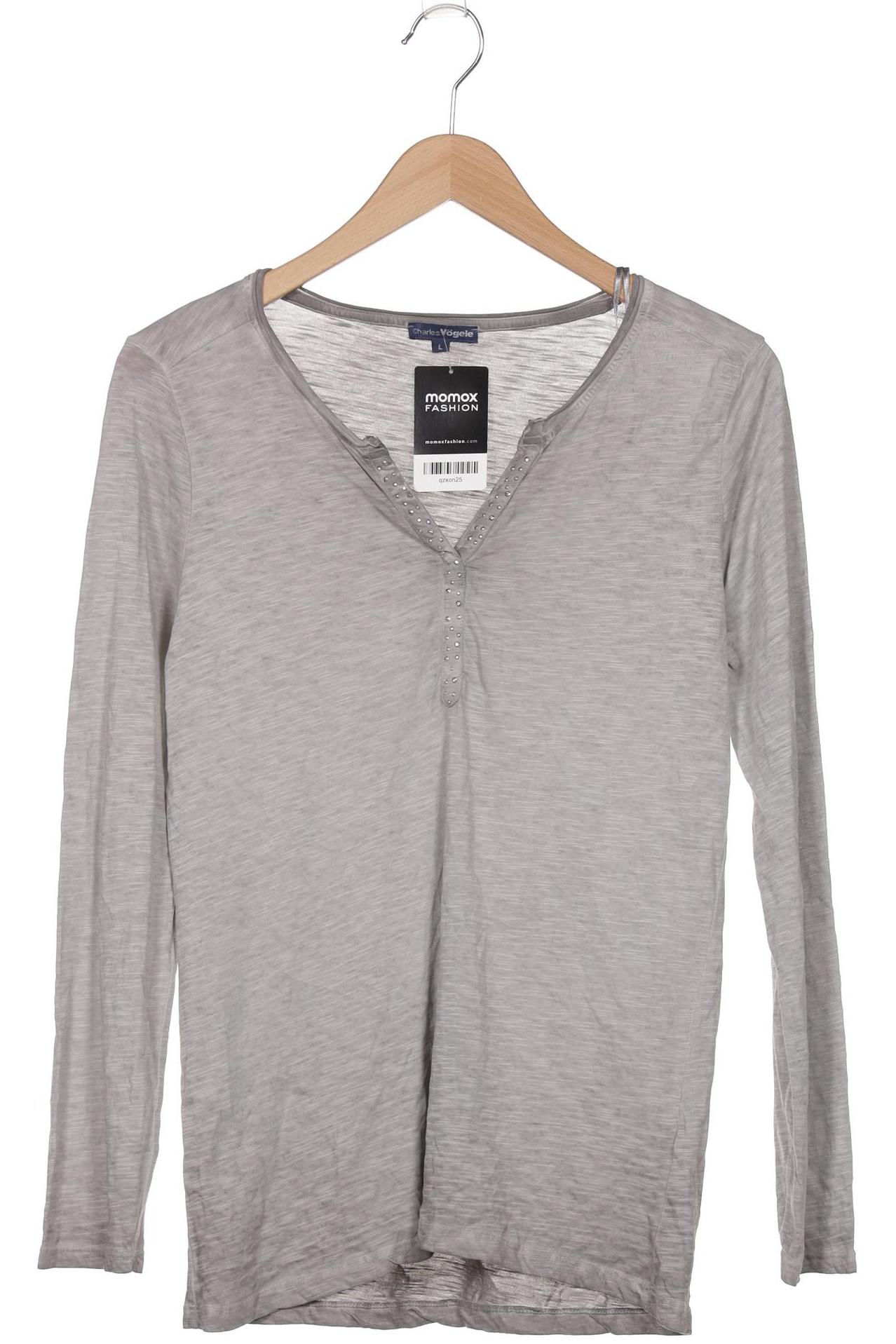 

Charles Vögele Damen Langarmshirt, grau, Gr. 42