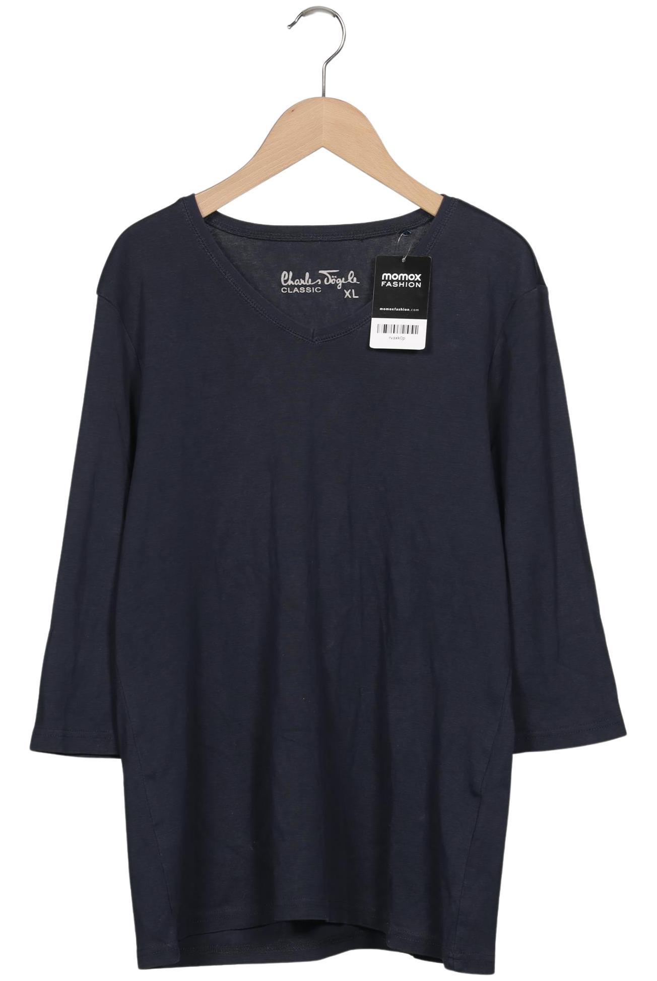 

Charles Vögele Damen Langarmshirt, marineblau, Gr. 44