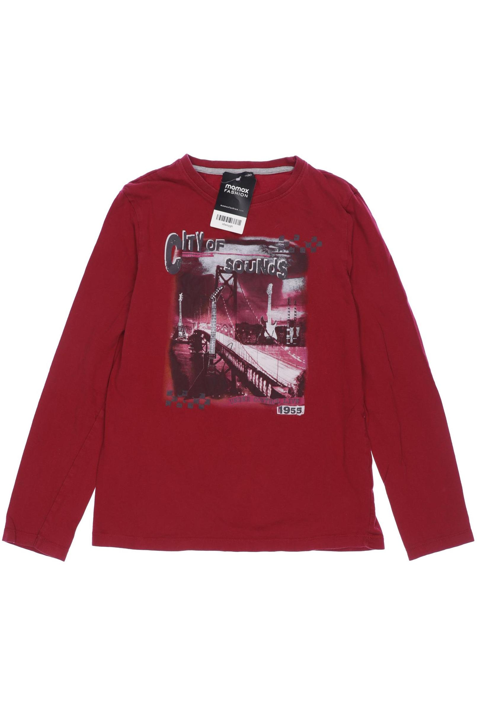 

Charles Vögele Herren Langarmshirt, bordeaux, Gr. 164