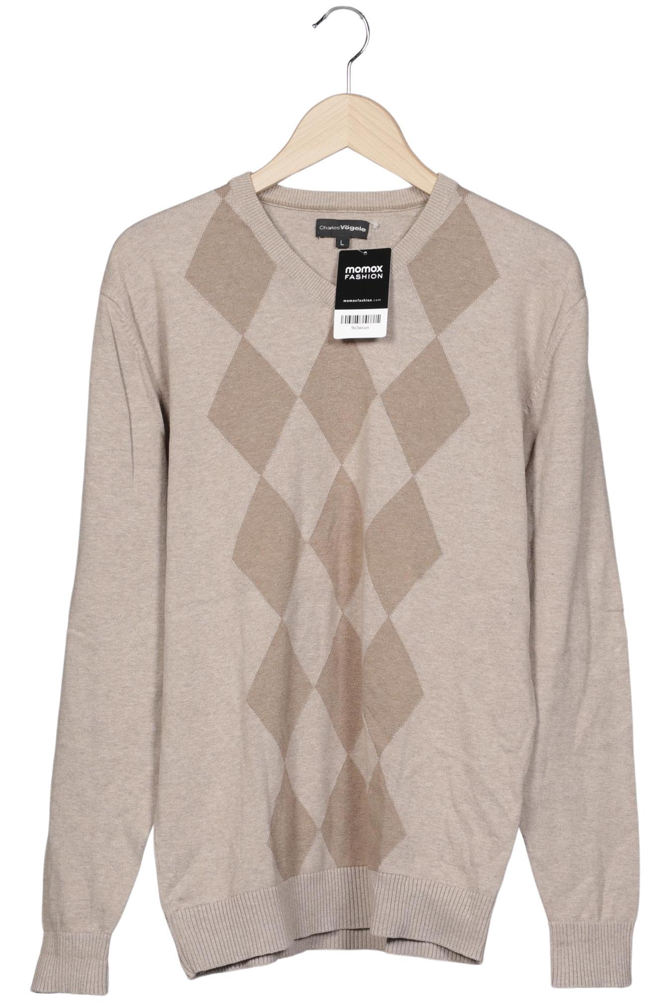 

Charles Vögele Herren Pullover, beige, Gr. 52