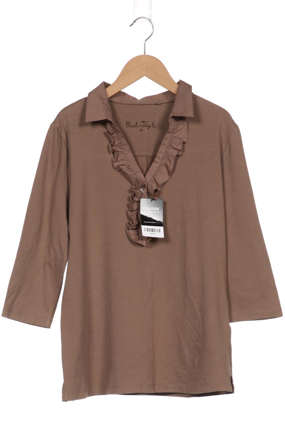 

Charles Vögele Damen Poloshirt, braun, Gr. 44