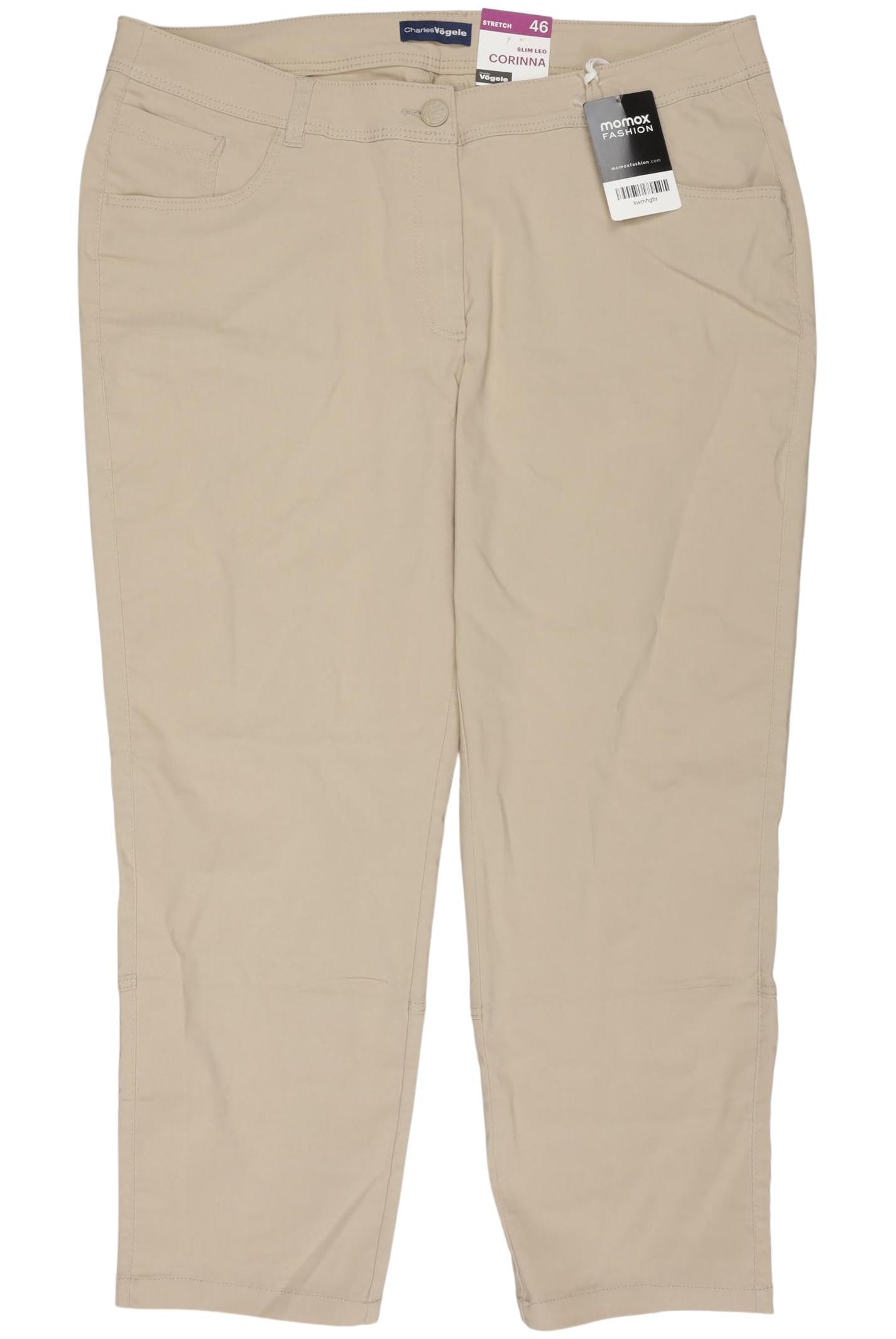 

Charles Vögele Damen Stoffhose, beige, Gr. 46