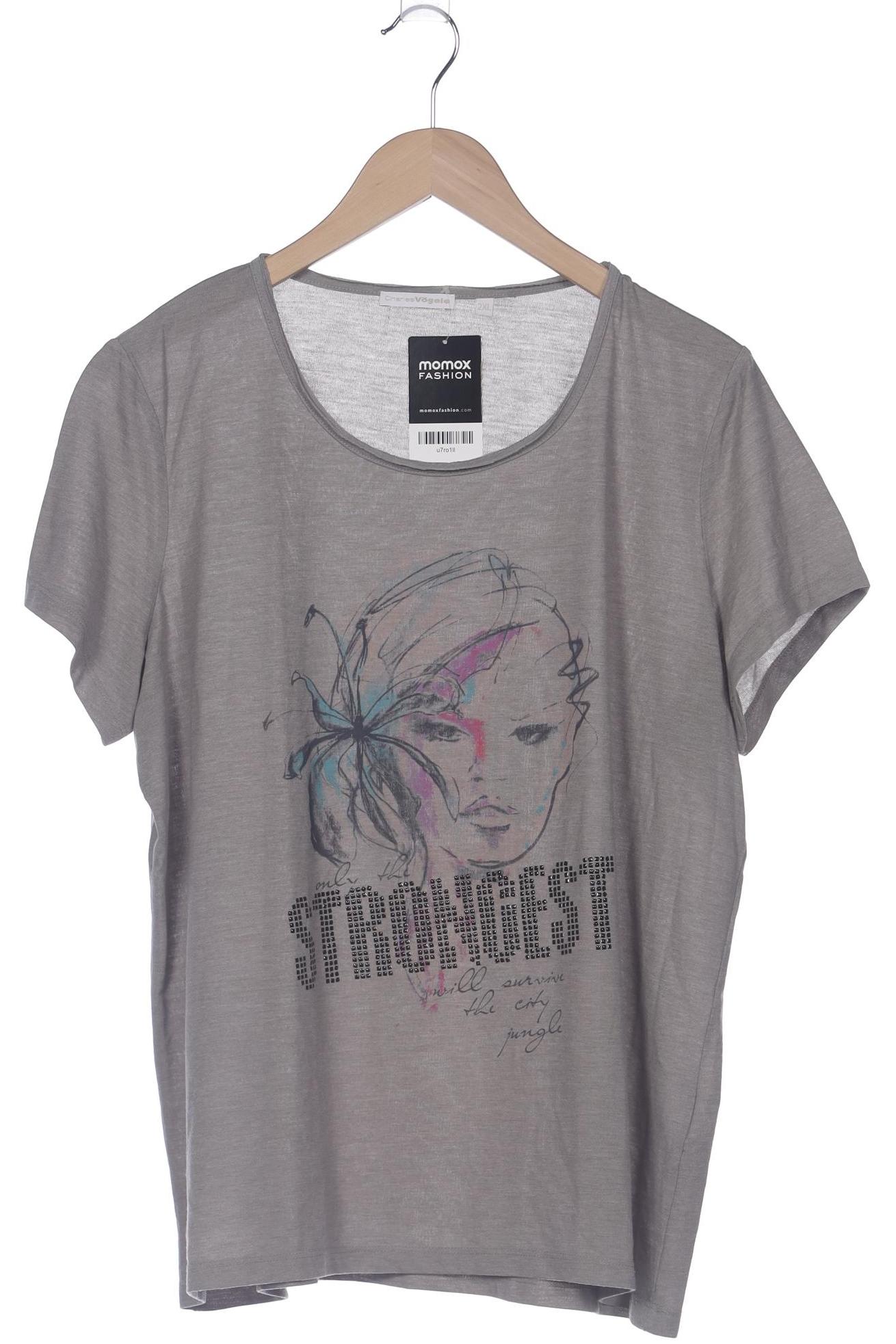 

Charles Vögele Damen T-Shirt, grau, Gr. 46