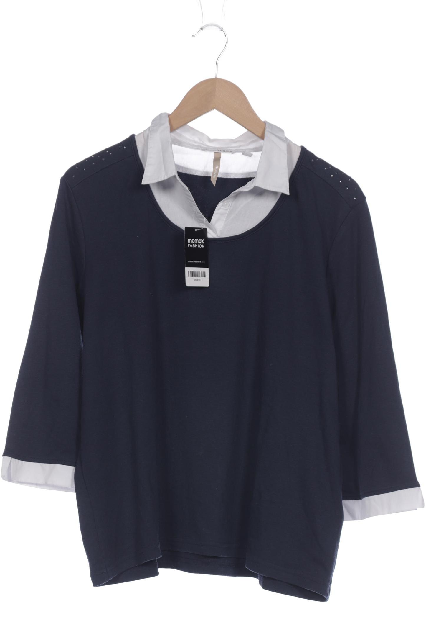 

Charles Vögele Damen Langarmshirt, marineblau, Gr. 46