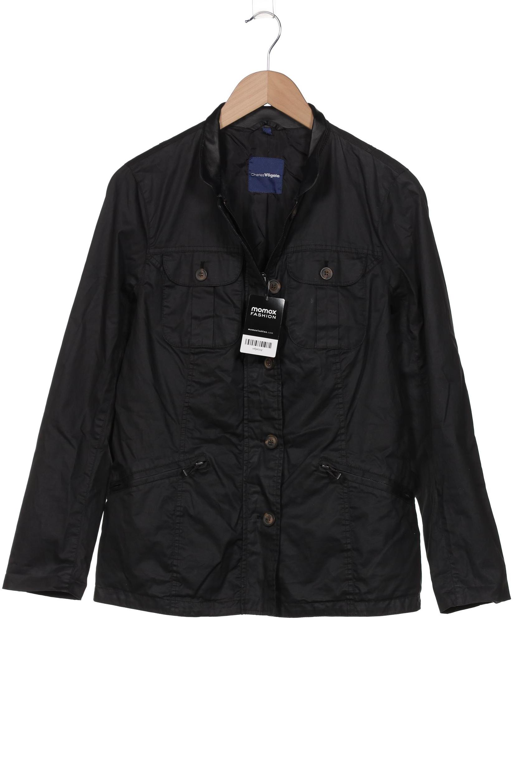 

Charles Vögele Damen Jacke, schwarz, Gr. 38