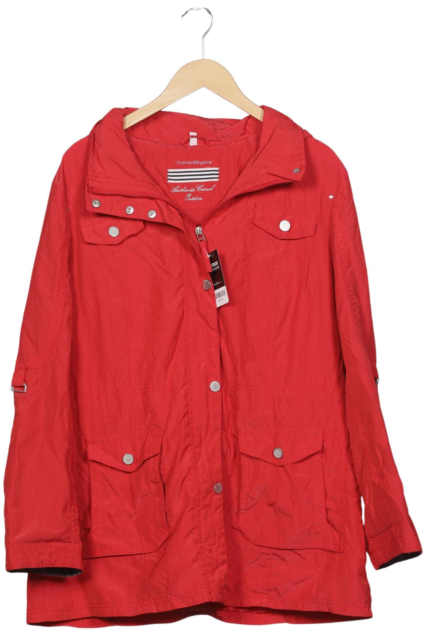 

Charles Vögele Damen Jacke, rot, Gr. 48