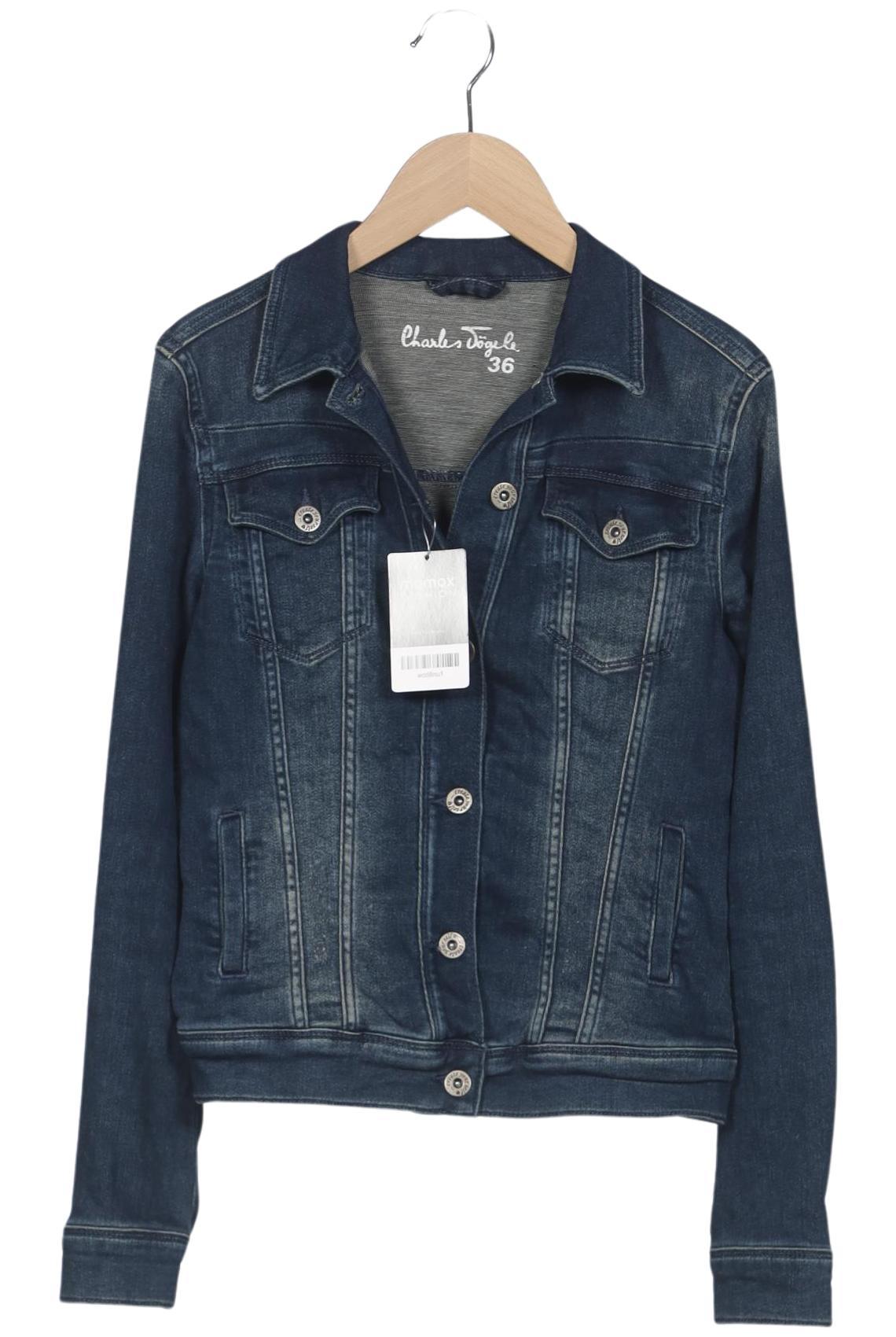 

Charles Vögele Damen Jacke, blau, Gr. 36