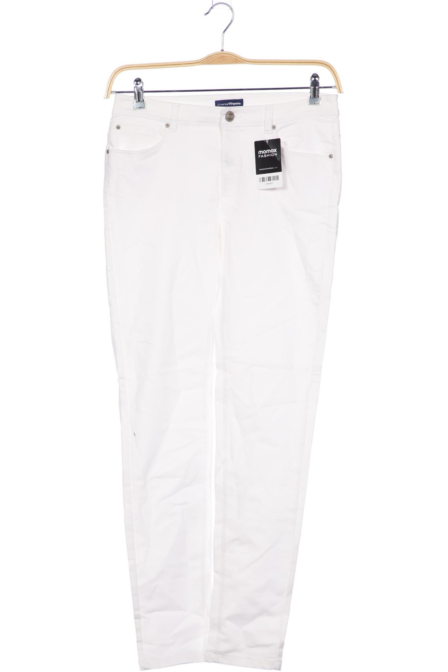 

Charles Vögele Damen Jeans, weiß, Gr. 38