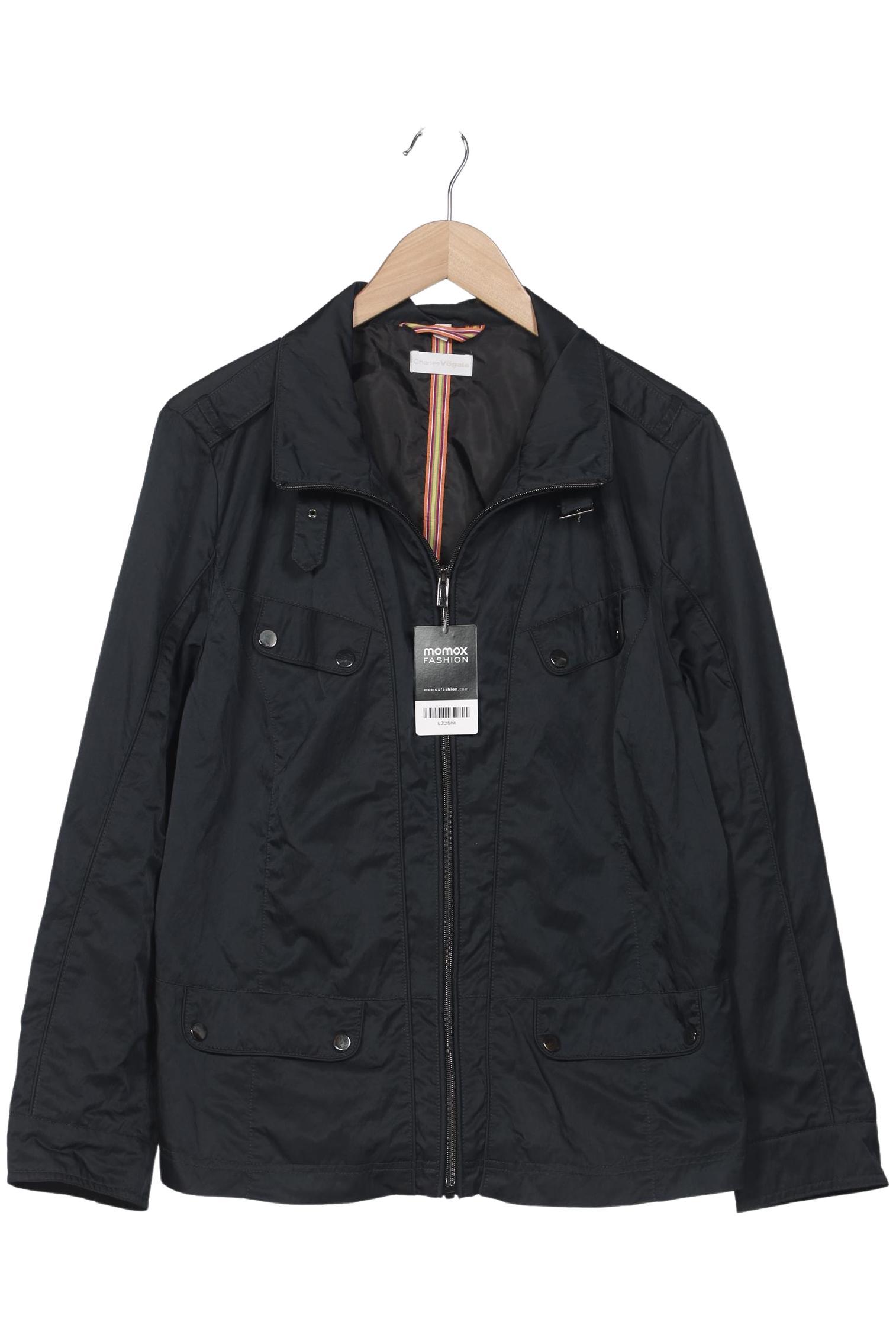 

Charles Vögele Damen Mantel, schwarz, Gr. 48