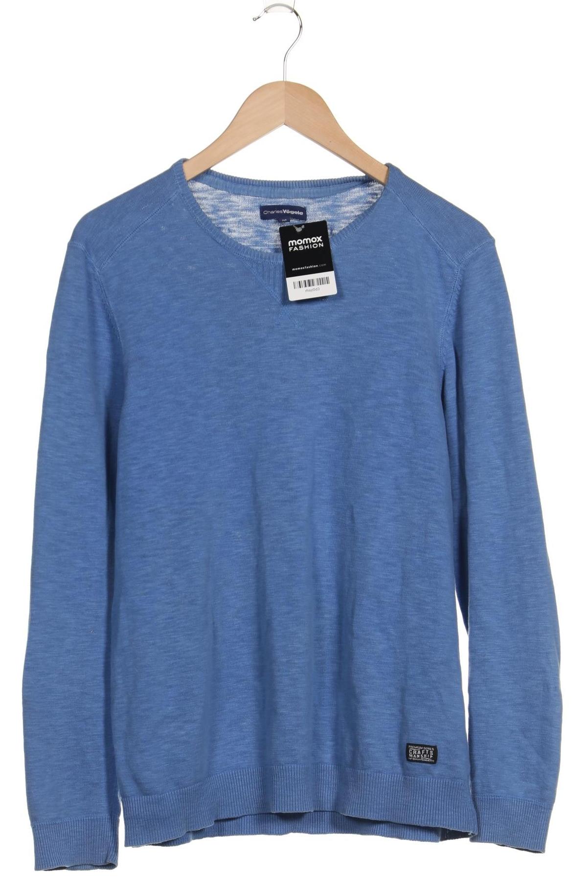 

Charles Vögele Herren Pullover, blau, Gr. 48