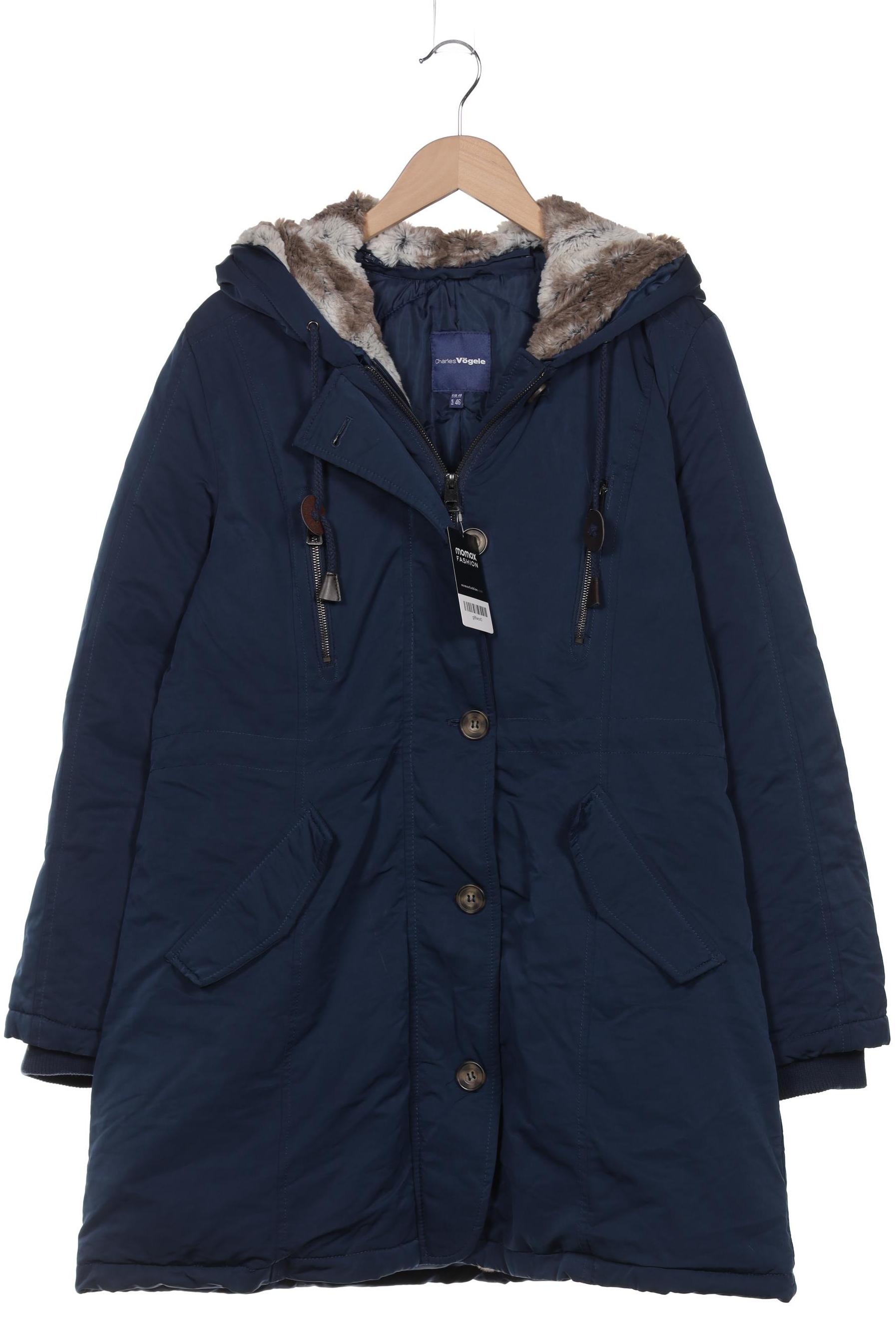 

Charles Vögele Damen Mantel, marineblau, Gr. 46