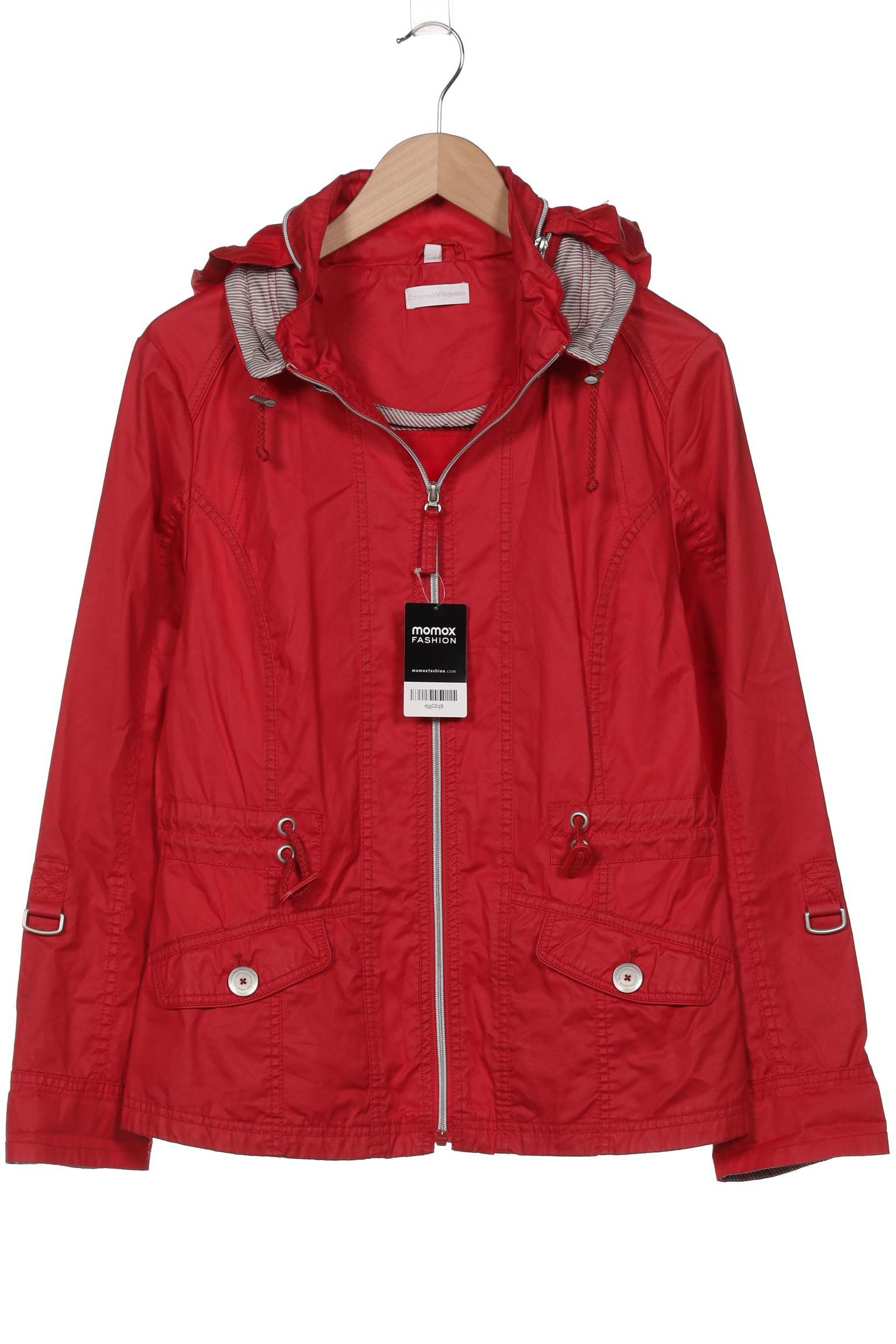 

Charles Vögele Damen Jacke, rot, Gr. 38