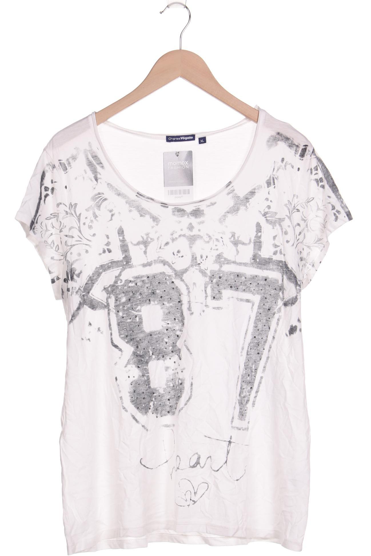 

Charles Vögele Damen T-Shirt, weiß, Gr. 44