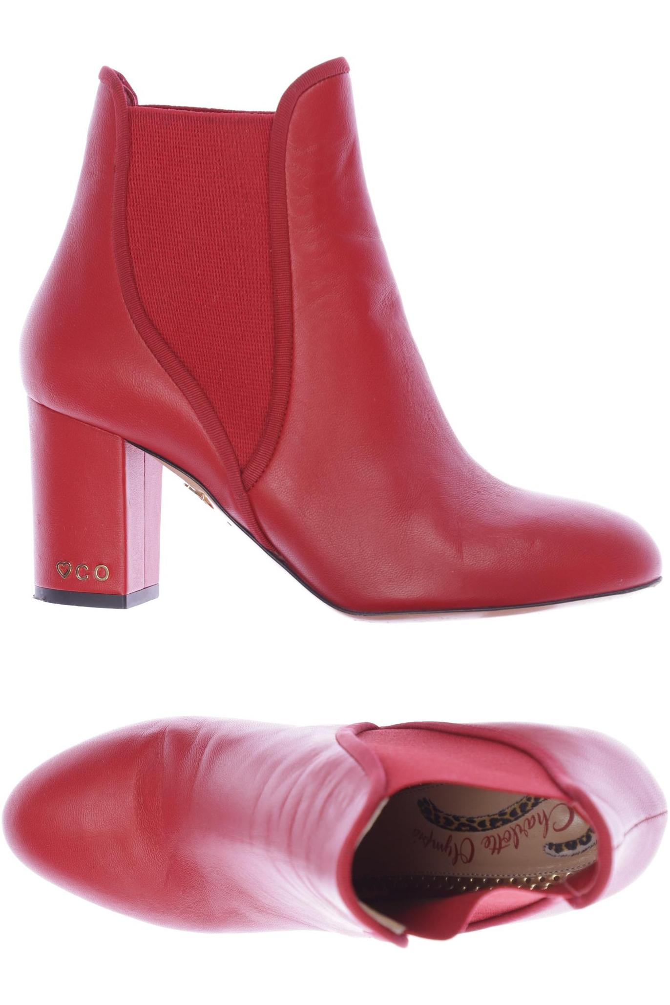 

Charlotte Olympia Damen Stiefelette, rot, Gr. 37.5