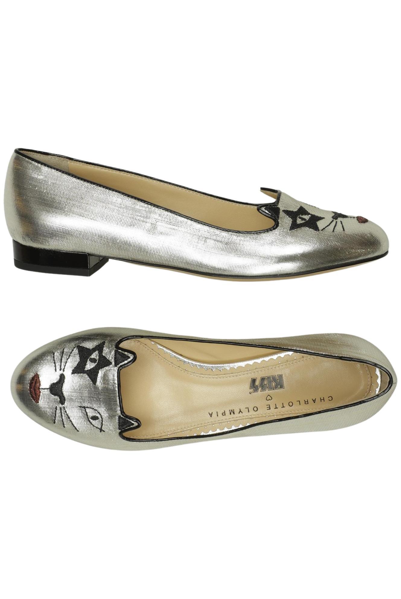 

Charlotte Olympia Damen Ballerinas, silber, Gr. 36