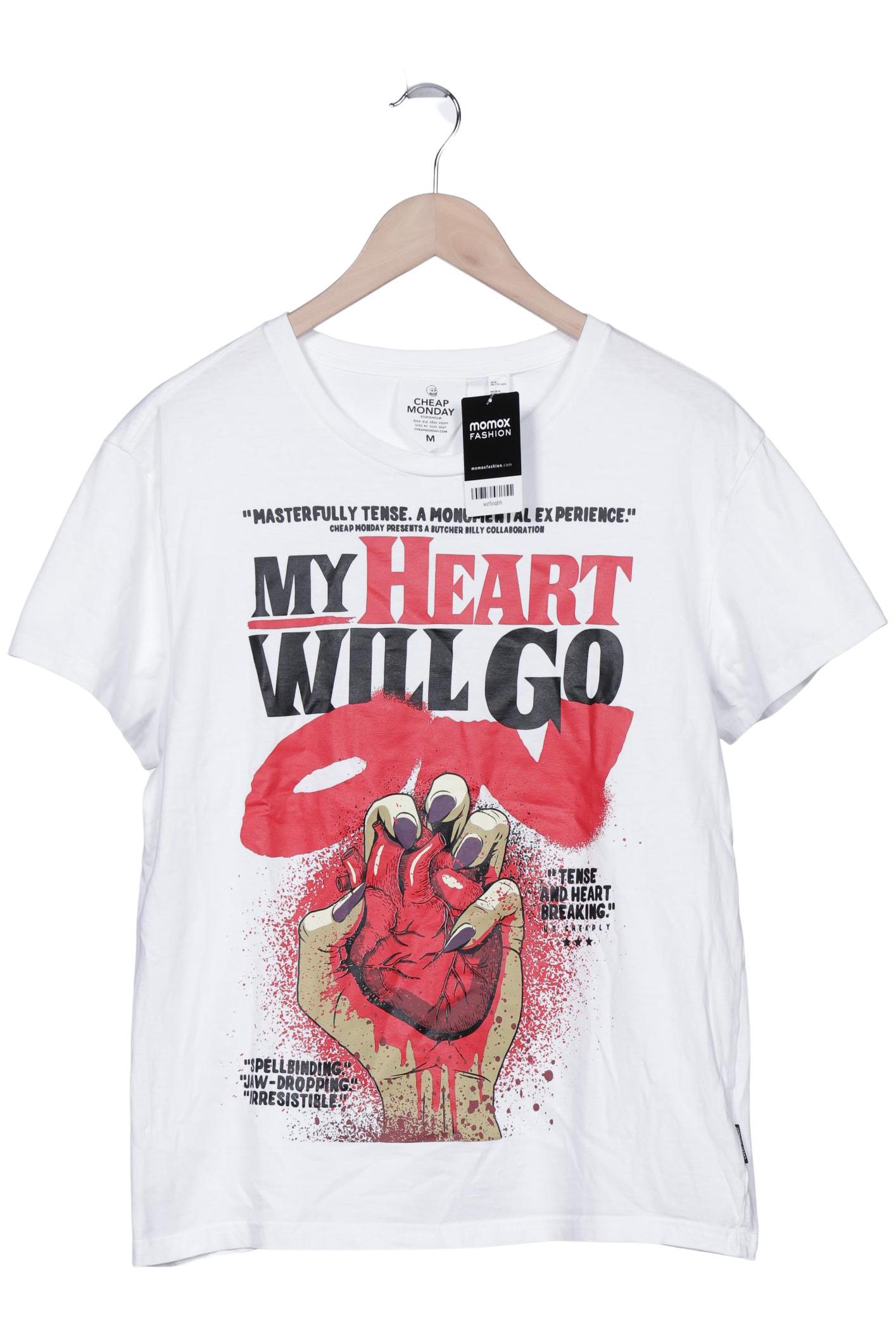 

Cheap Monday Herren T-Shirt, weiß, Gr. 48