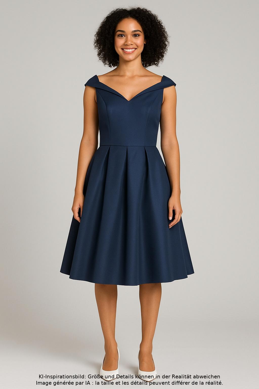 

Chi Chi London Damen Kleid, marineblau, Gr. 10