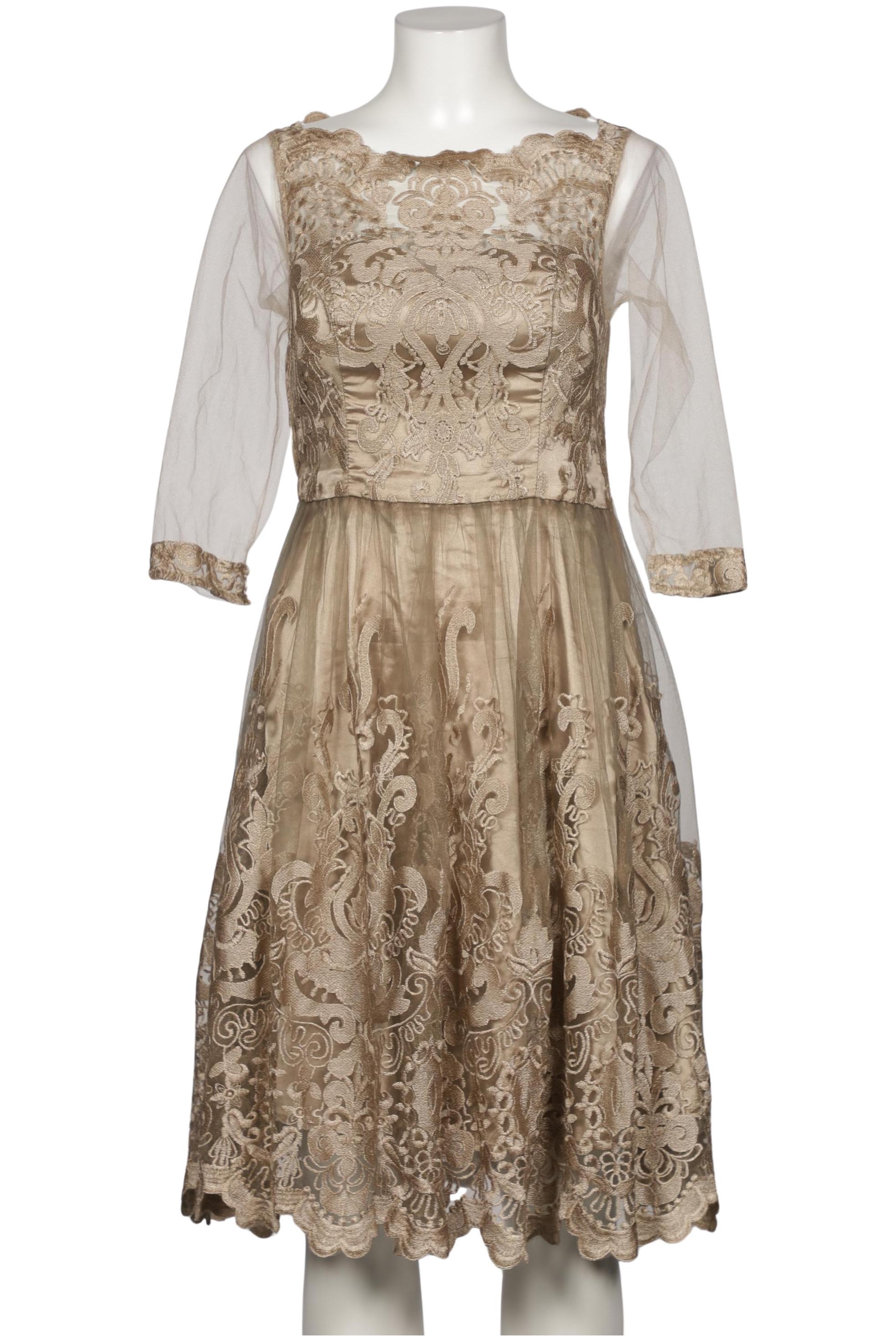 

Chi Chi London Damen Kleid, beige, Gr. 40