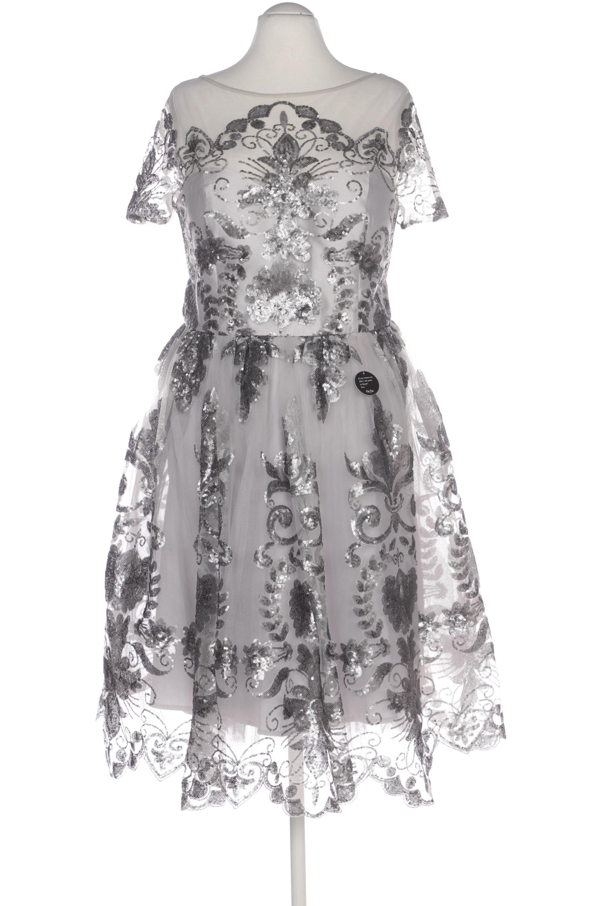 

Chi Chi London Damen Kleid, grau, Gr. 48