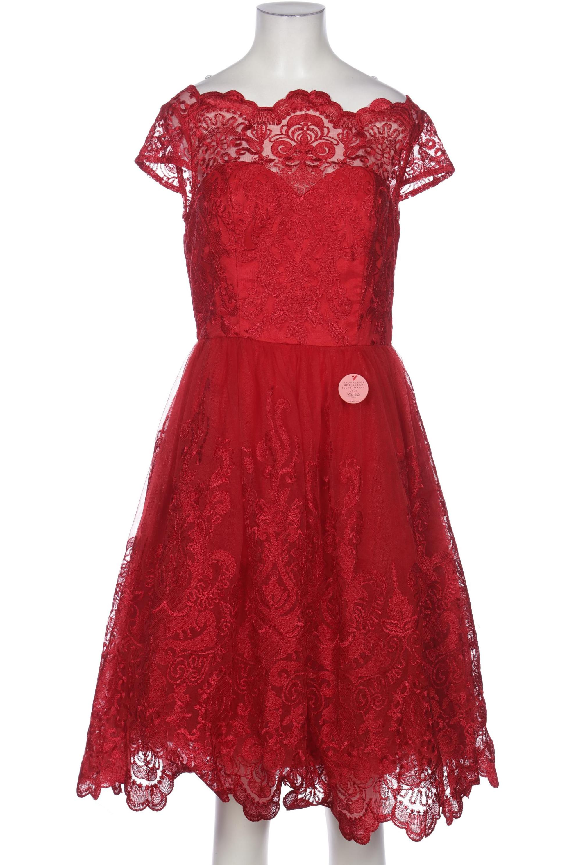 

Chi Chi London Damen Kleid, rot, Gr. 40