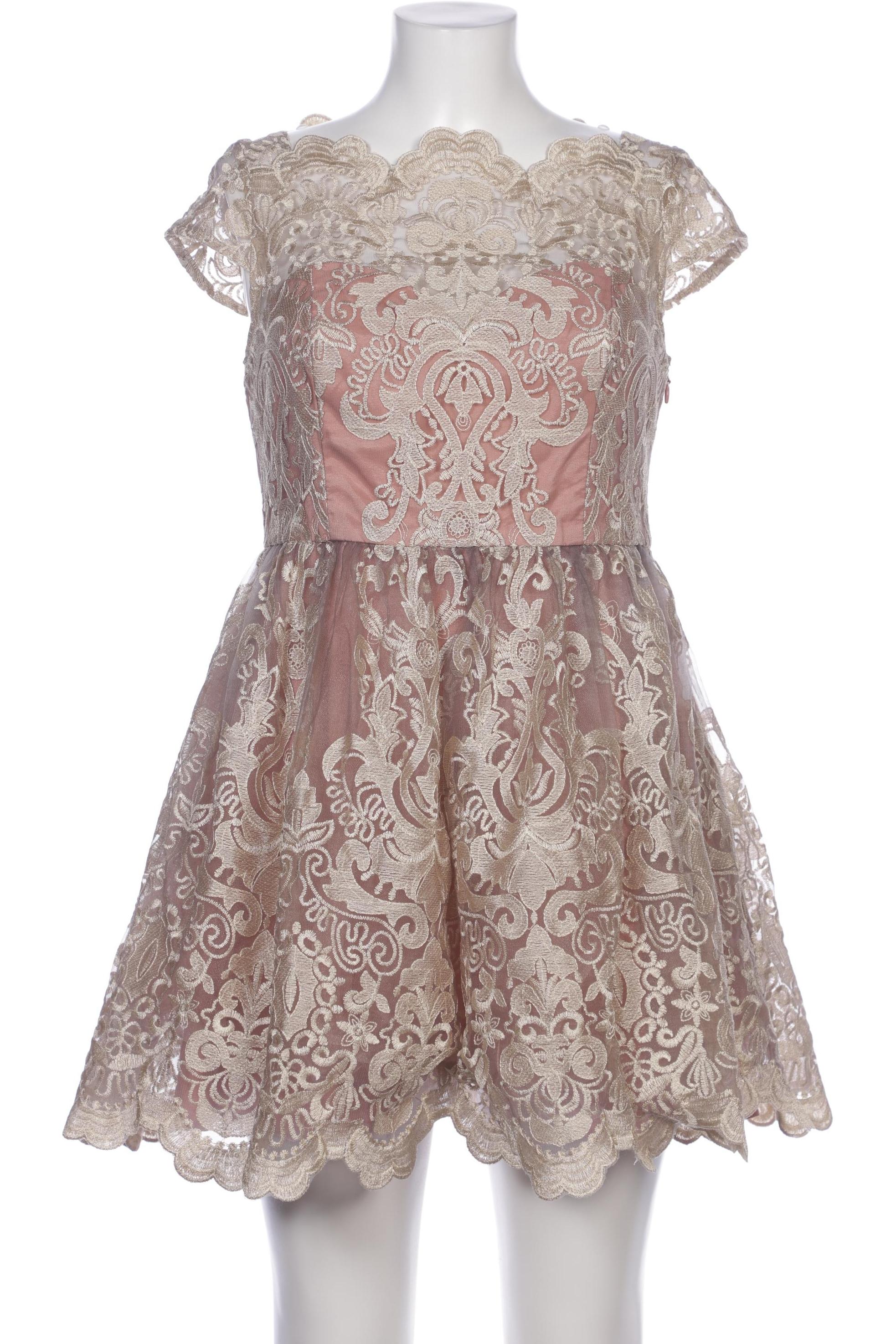 

Chi Chi London Damen Kleid, gold, Gr. 44