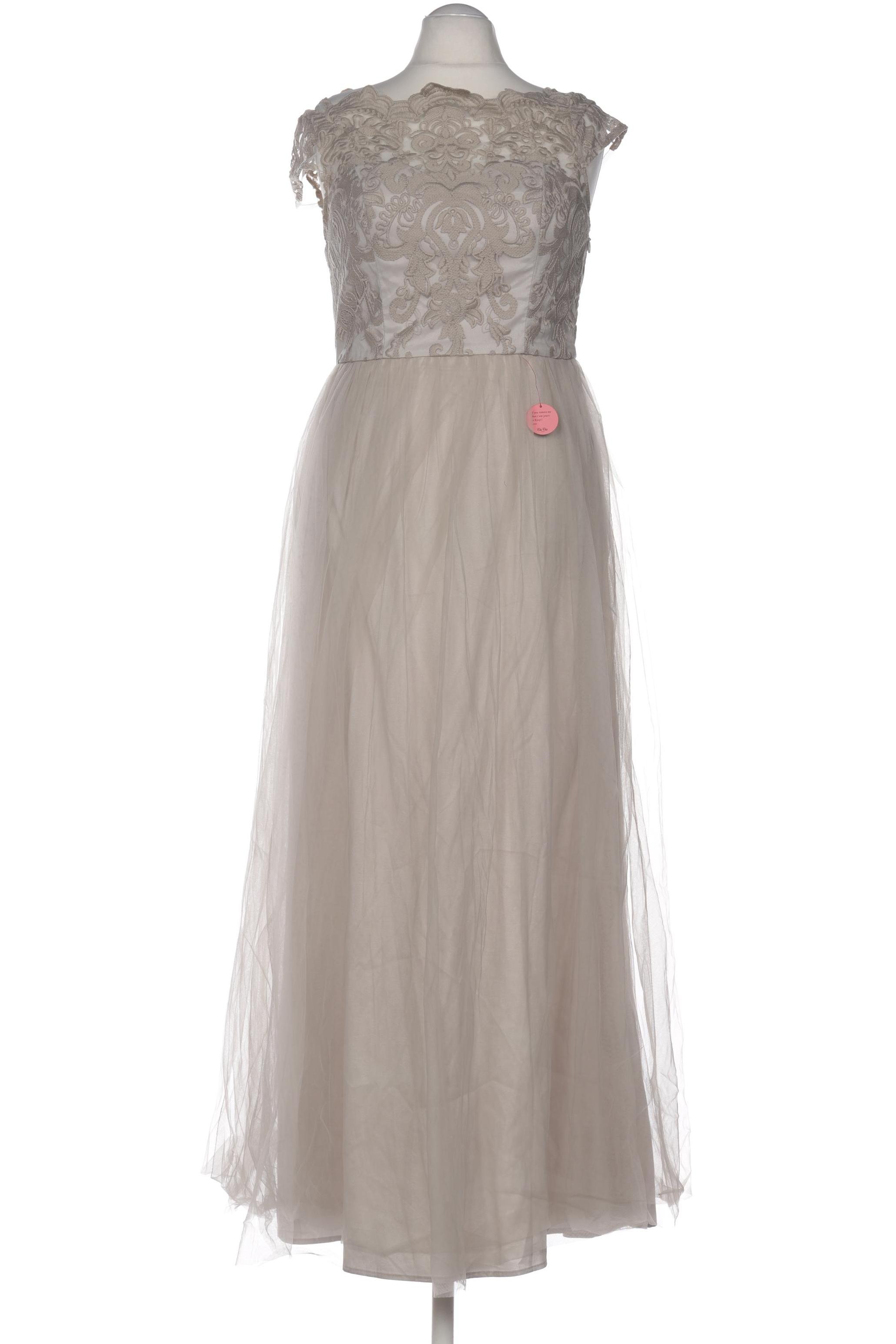 

Chi Chi London Damen Kleid, beige, Gr. 14