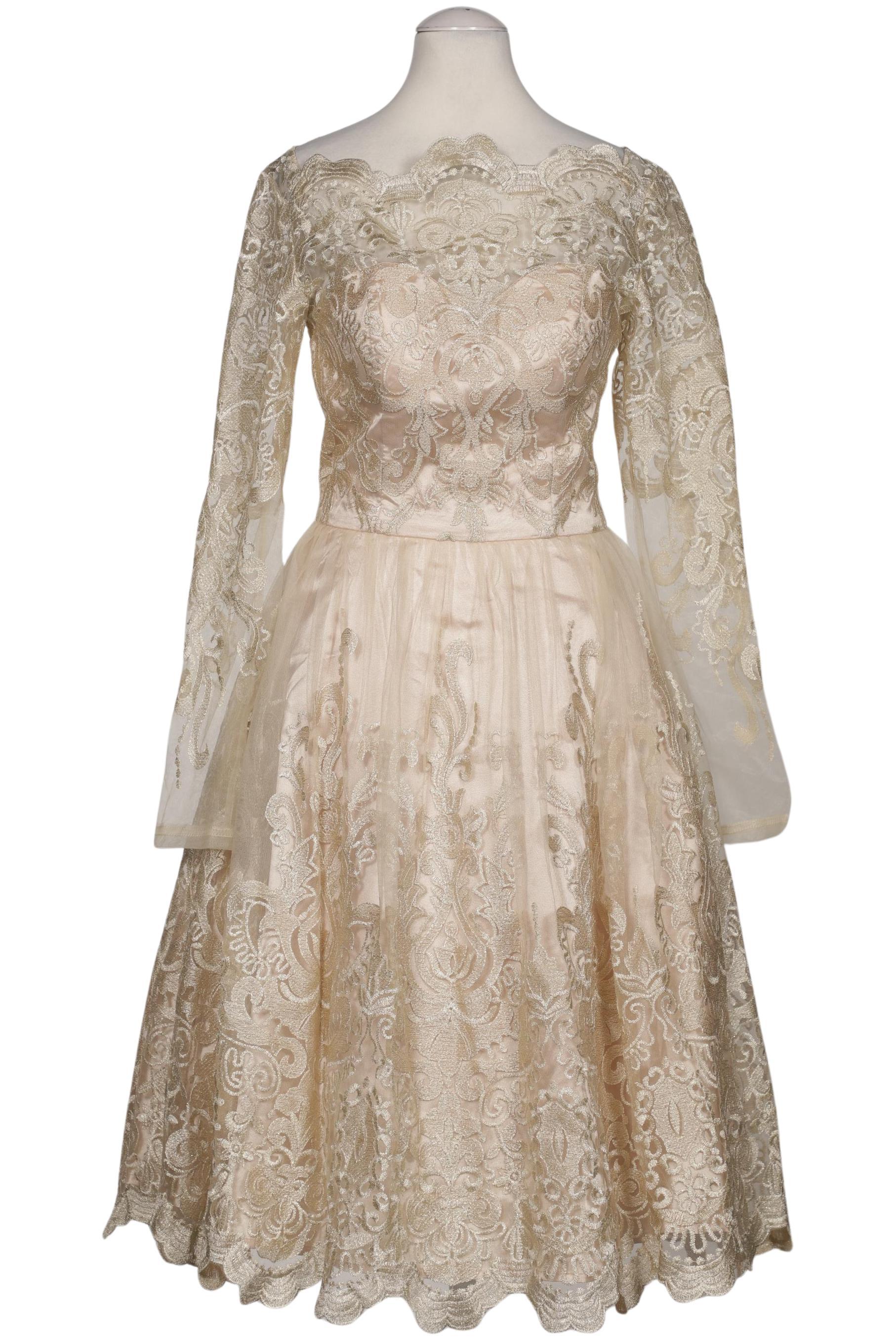 

Chi Chi London Damen Kleid, beige, Gr. 36