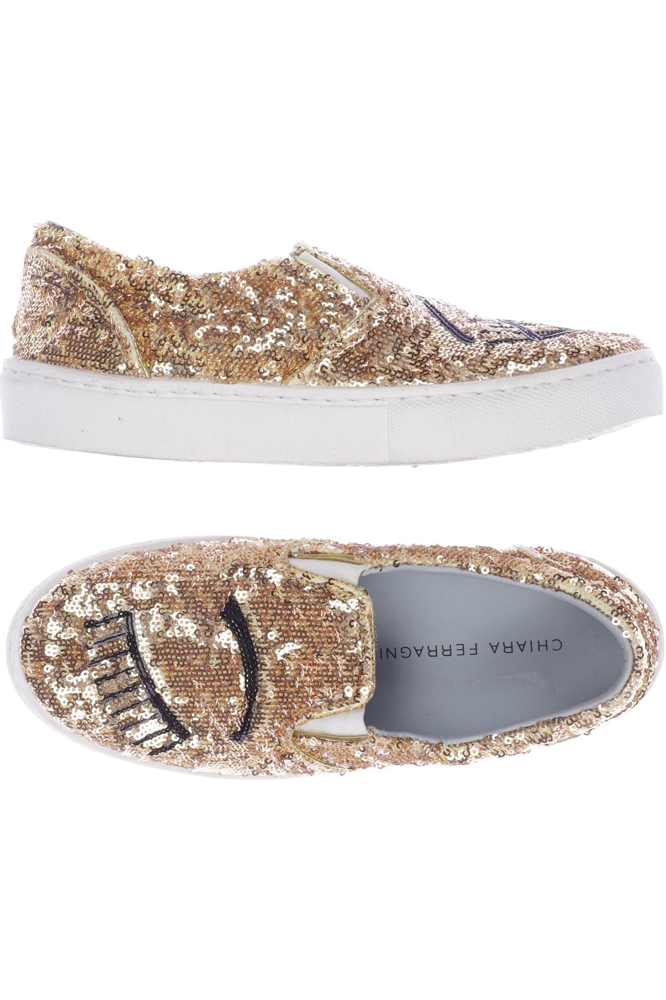 

CHIARA FERRAGNI Damen Sneakers, gold