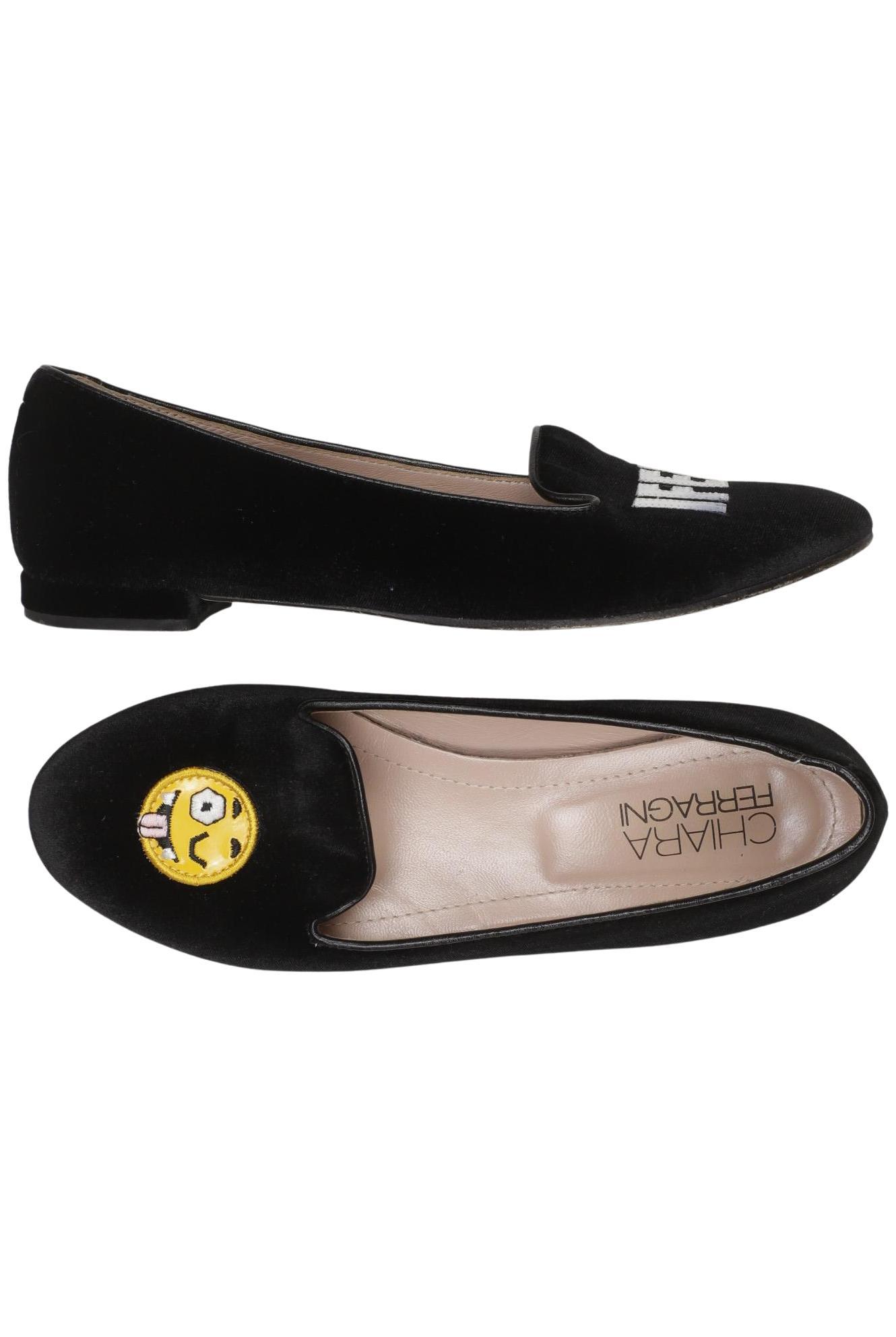 

Chiara Ferragni Damen Ballerinas, schwarz, Gr. 37