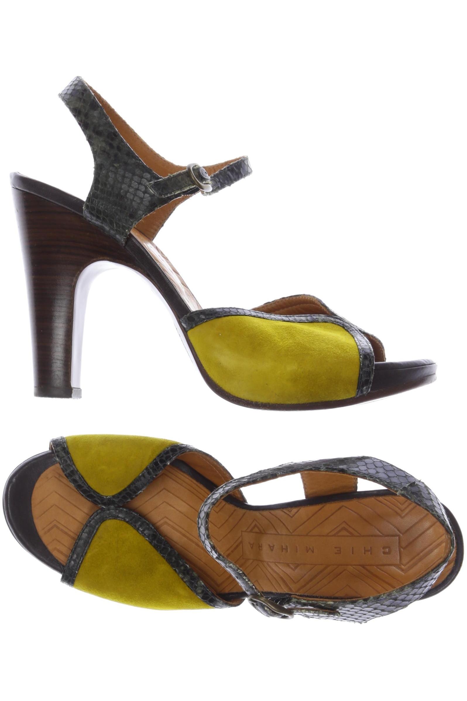 

Chie Mihara Damen Sandale, gelb, Gr. 39