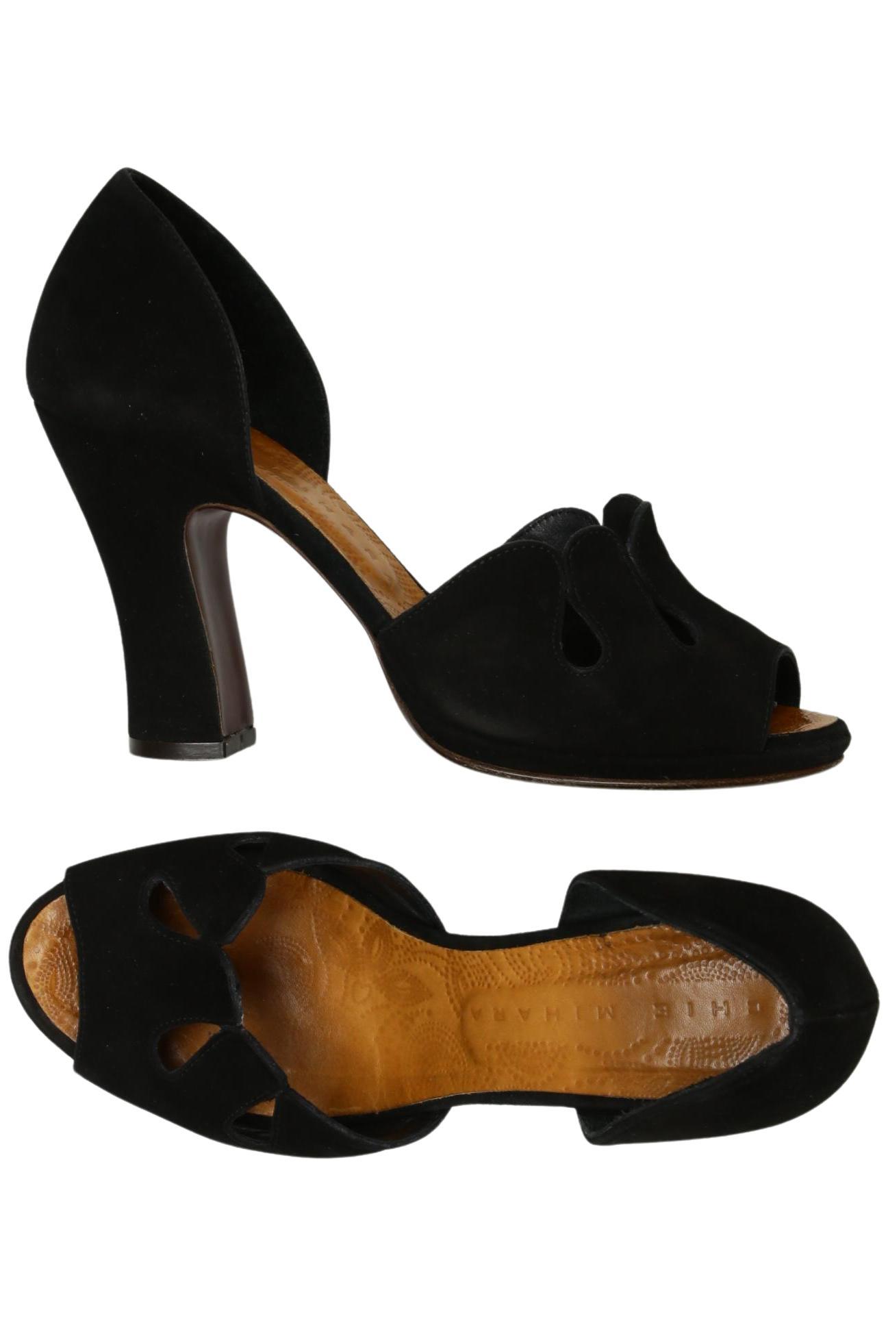 

Chie Mihara Damen Sandale, schwarz, Gr. 38.5