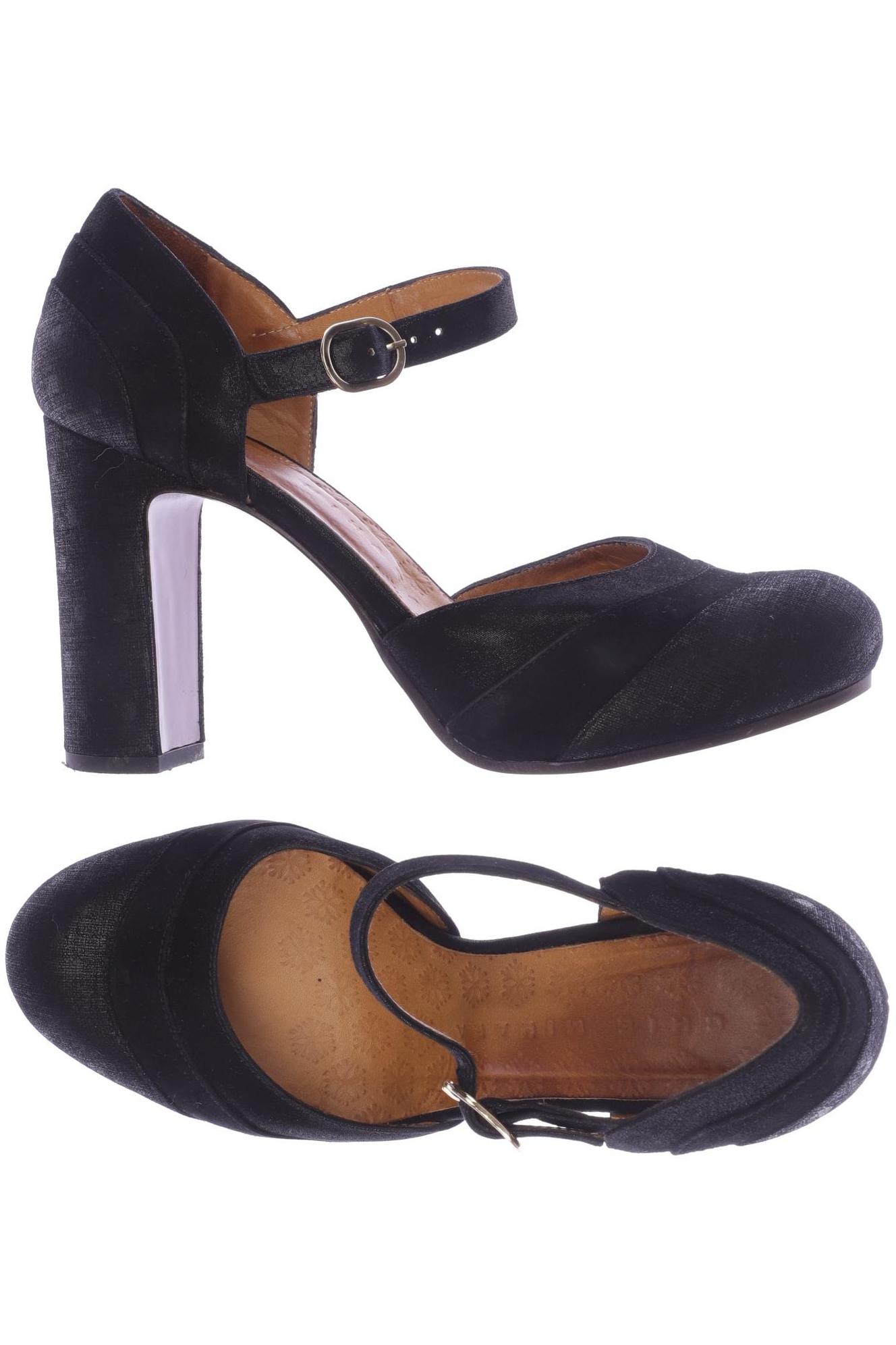

Chie Mihara Damen Pumps, schwarz, Gr. 38.5