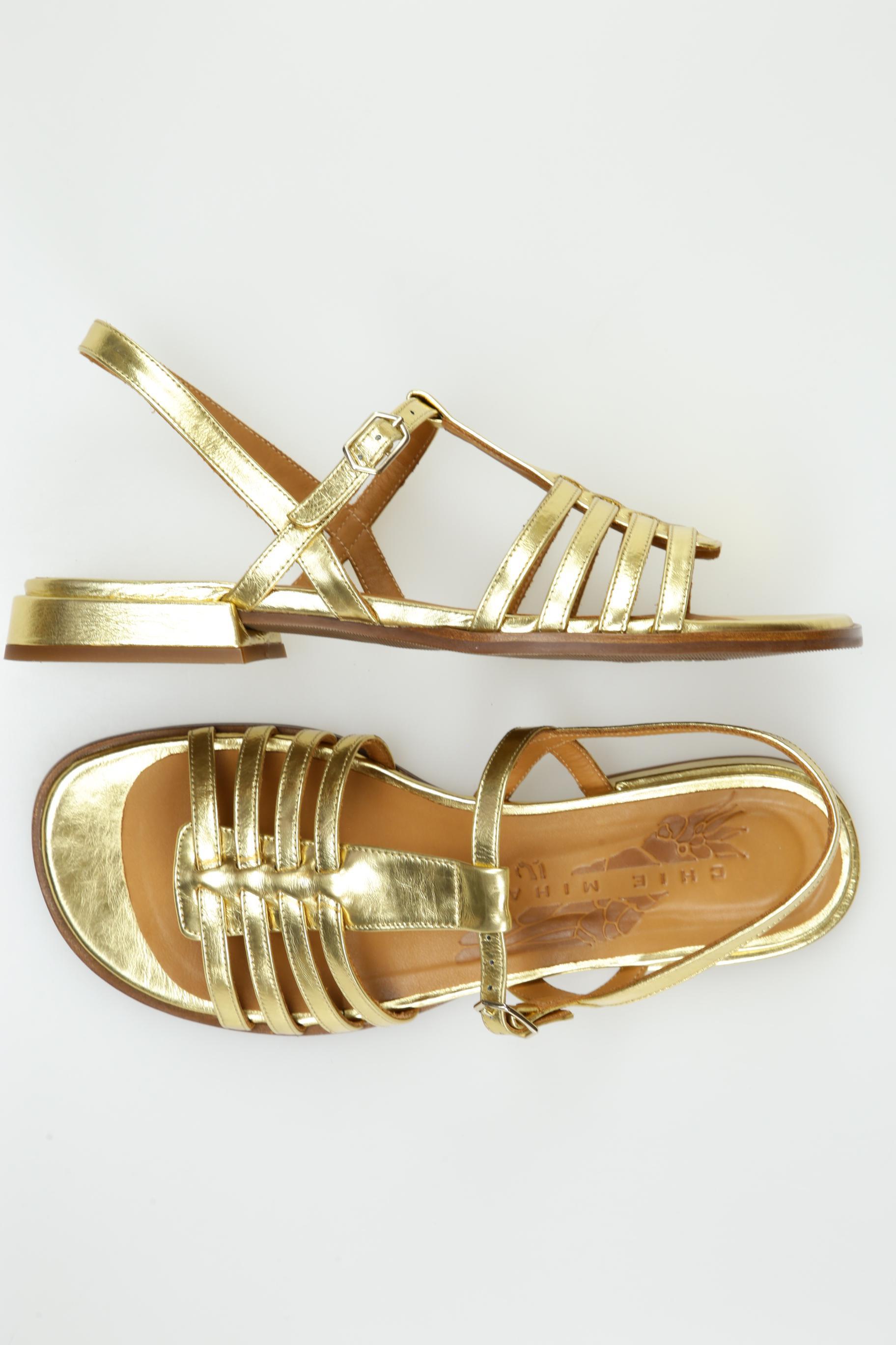 

Chie Mihara Damen Sandale, gold, Gr. 40
