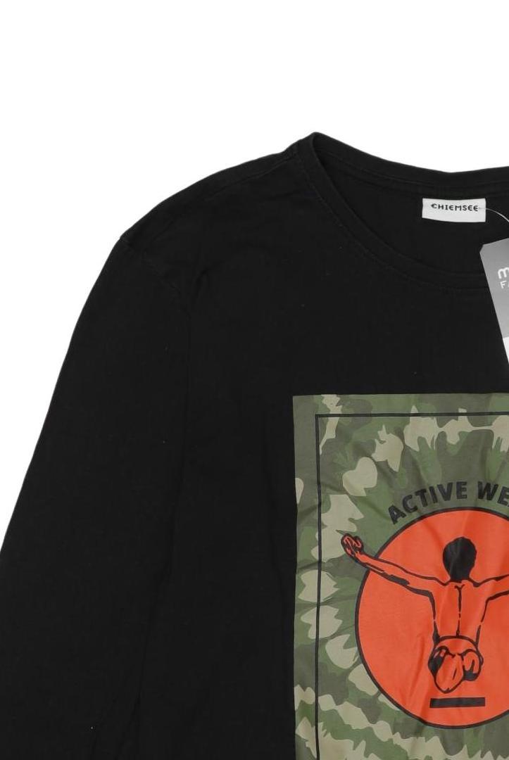 Thumbnail - Chiemsee Jungen Langarmshirt, schwarz, Gr. 176