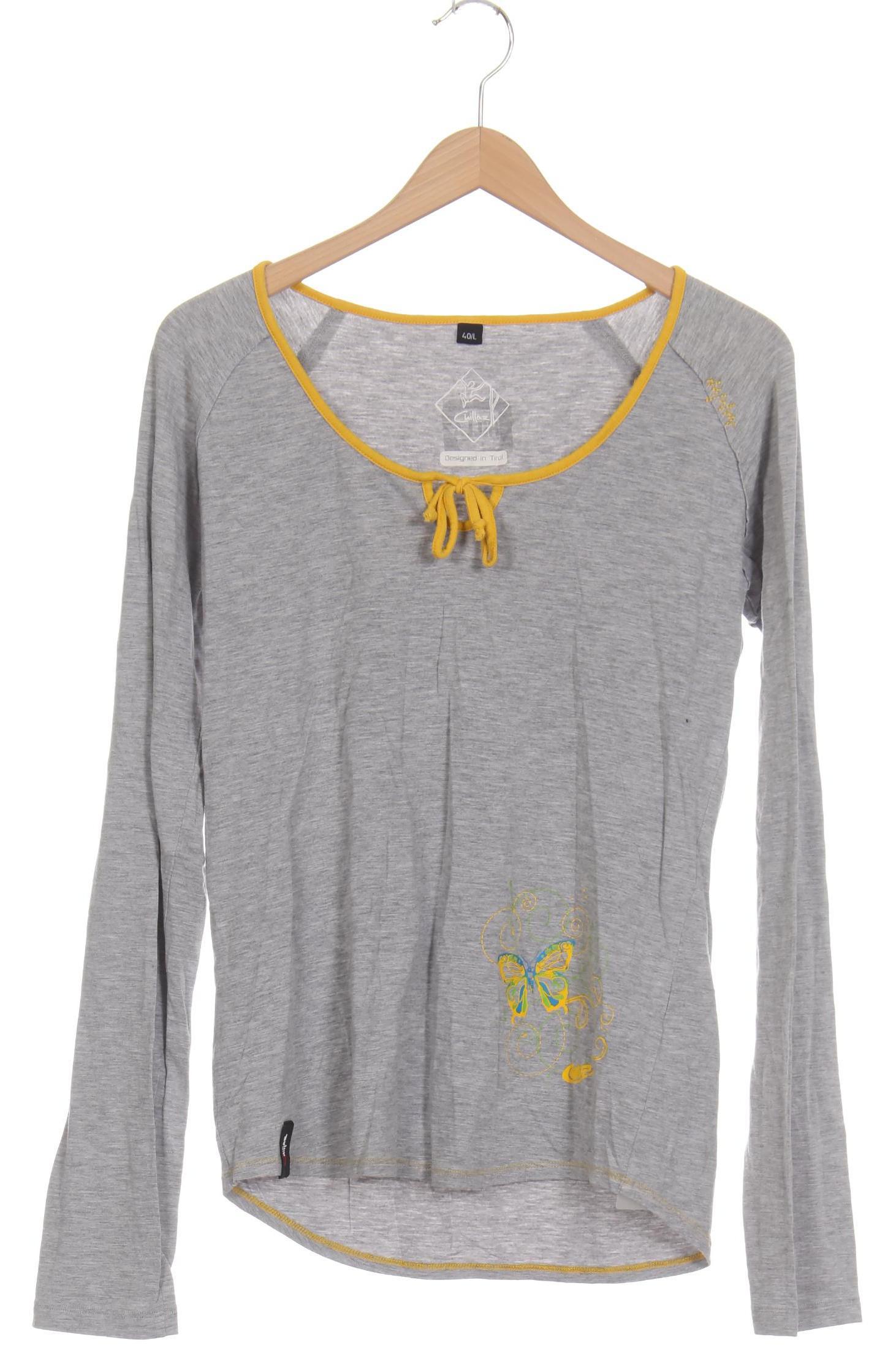 

Chillaz Damen Langarmshirt, grau, Gr.
