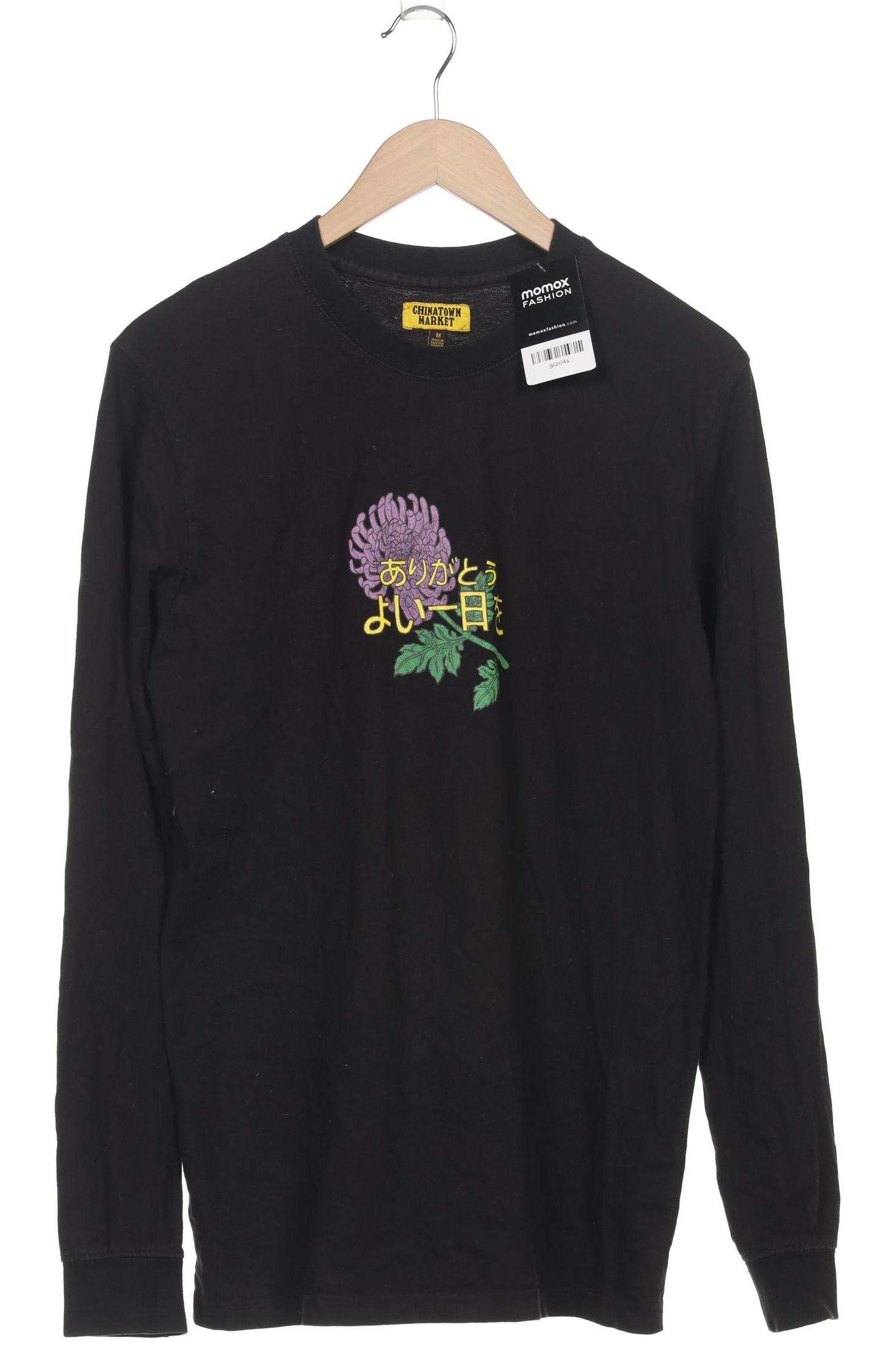 Thumbnail - Chinatown market Herren Langarmshirt, schwarz, Gr. 48