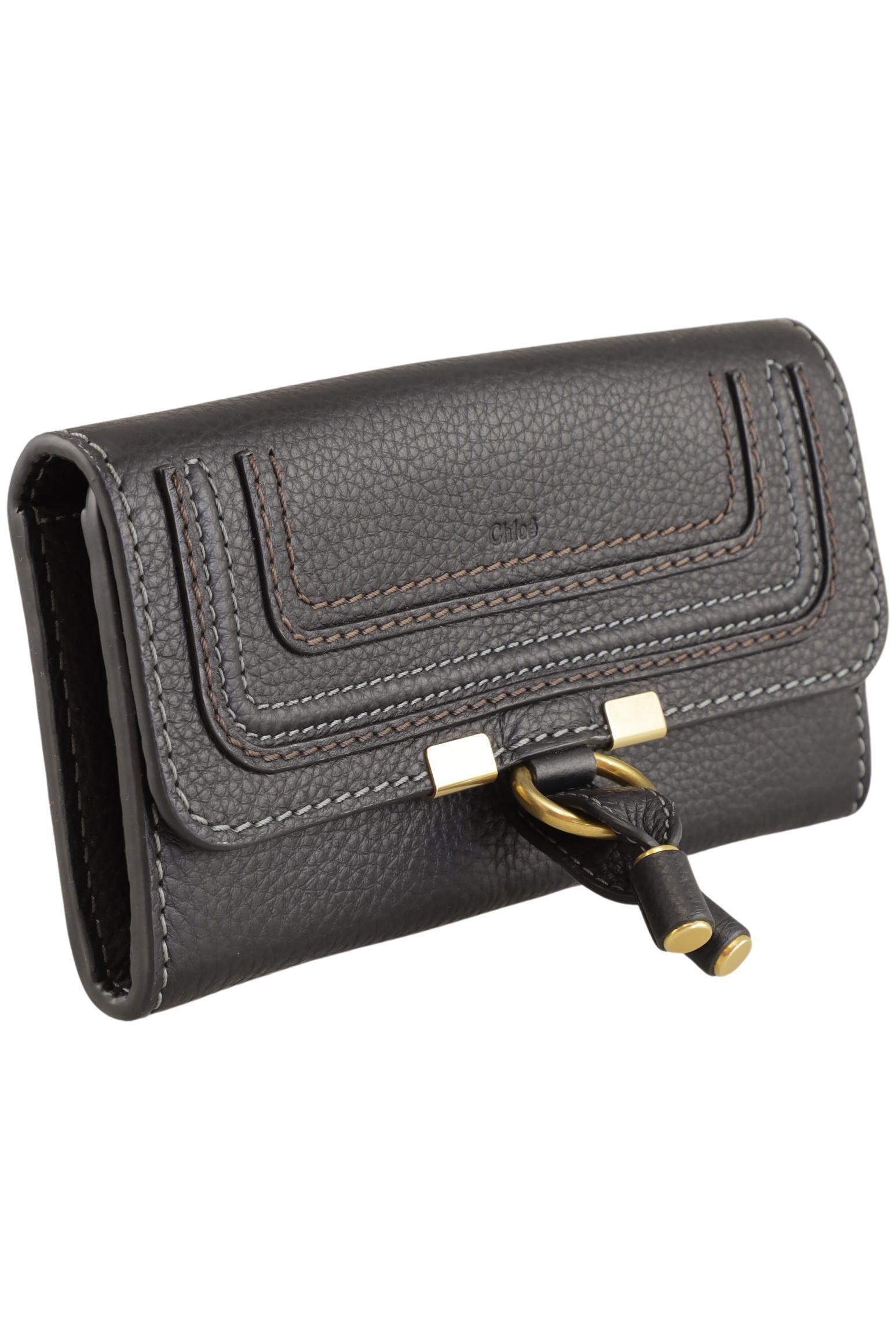 

Chloe Damen Portemonnaie, schwarz, Gr.