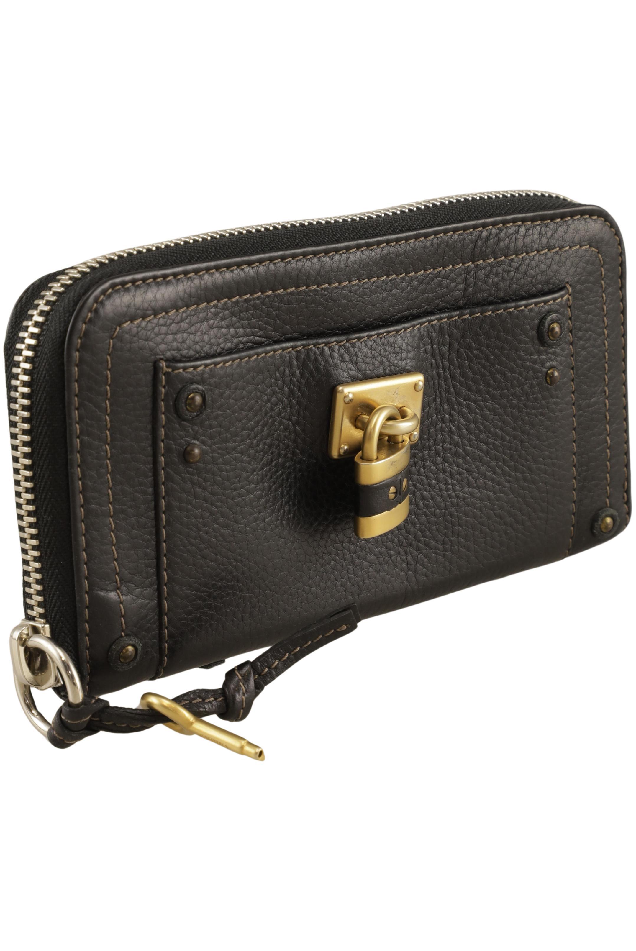 

Chloe Damen Portemonnaie, schwarz, Gr.