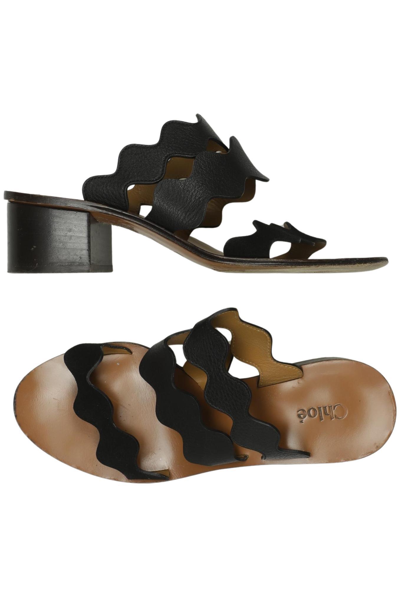 

Chloe Damen Sandale, schwarz, Gr. 38.5