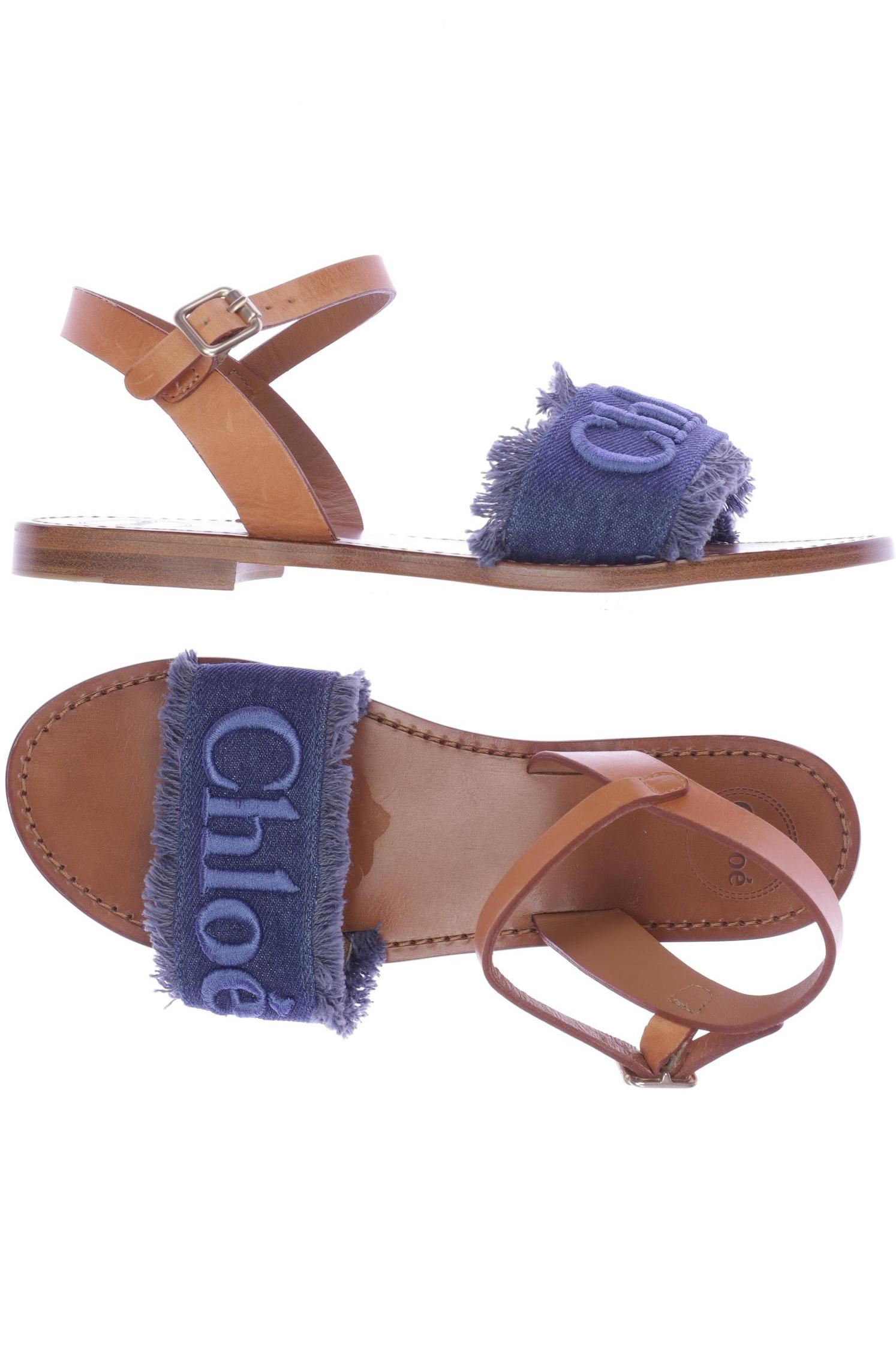 

Chloe Damen Sandale, blau, Gr. 38