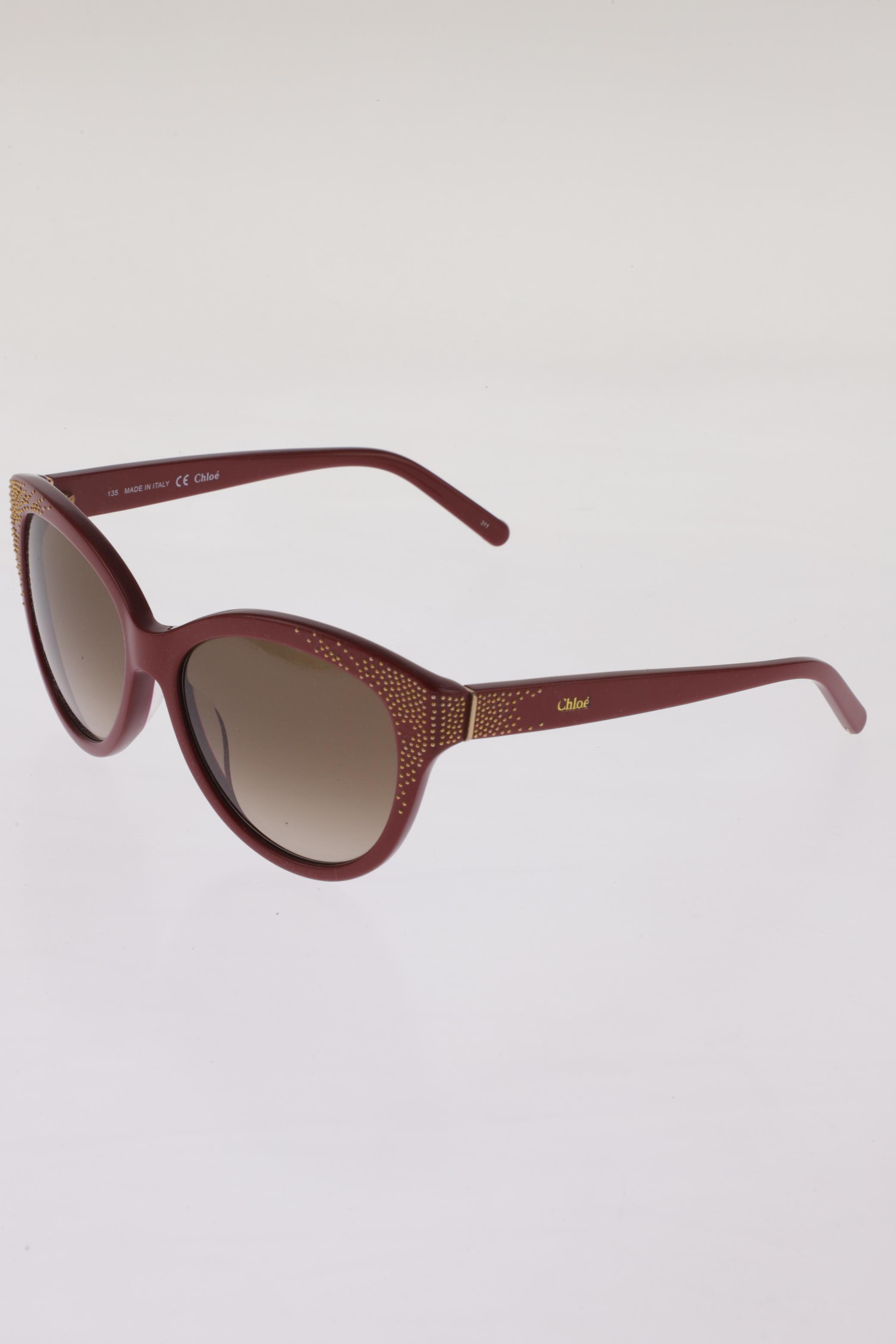 

Chloe Damen Sonnenbrille, bordeaux, Gr.