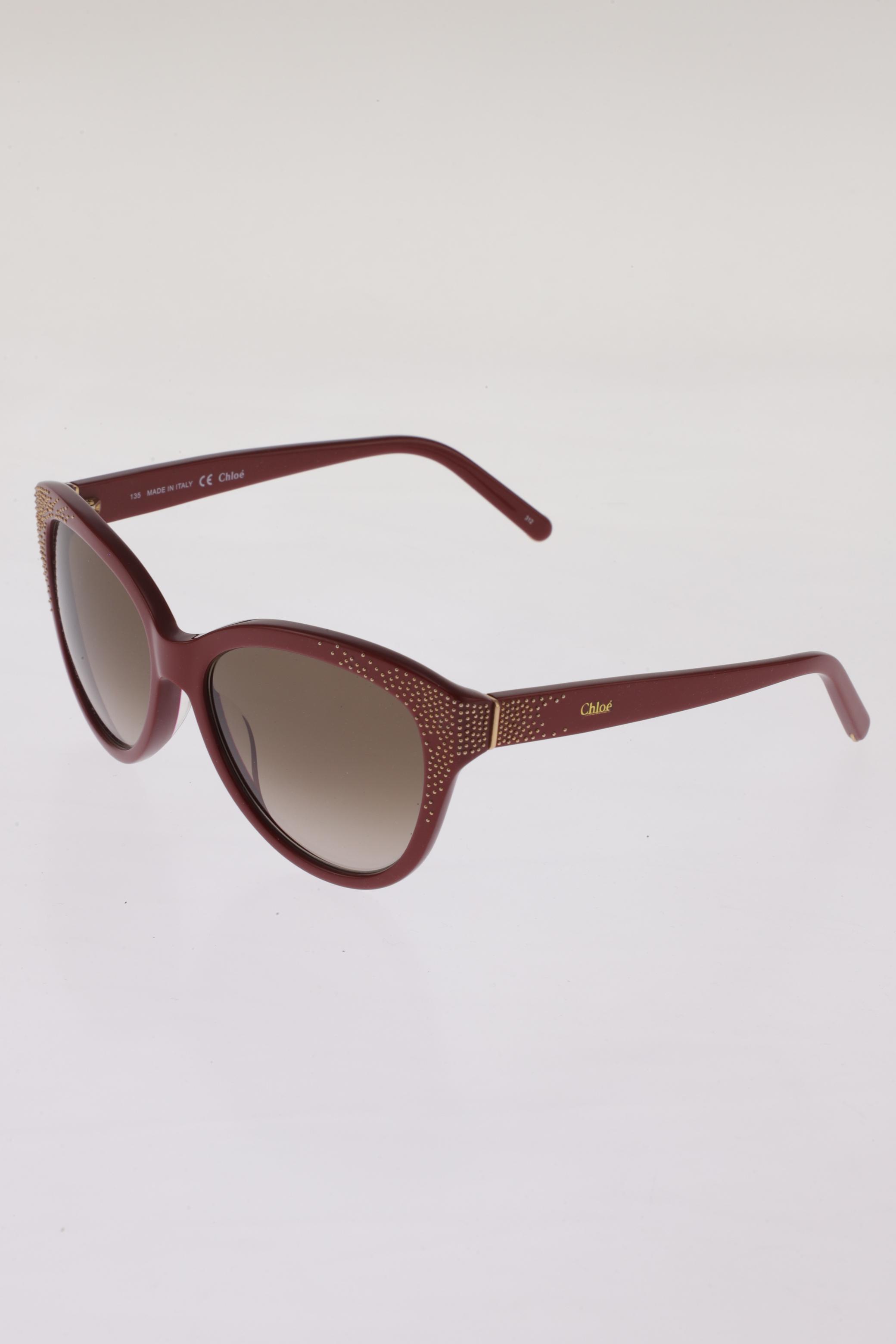 

Chloe Damen Sonnenbrille, bordeaux, Gr.