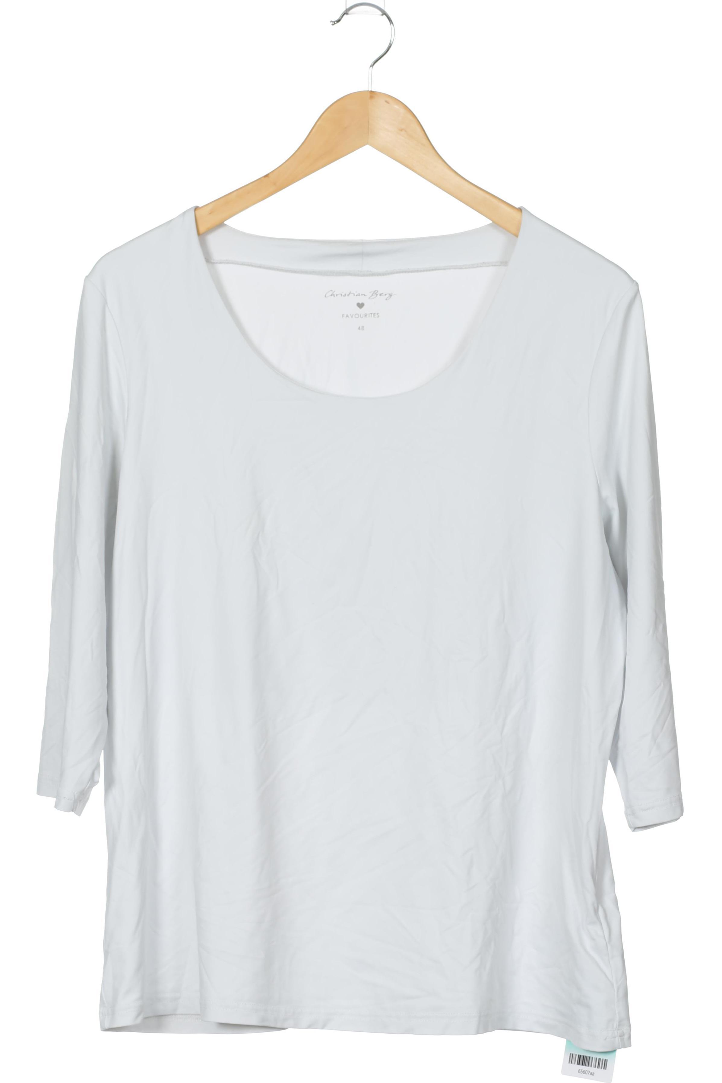 

Christian Berg Damen Langarmshirt, weiß, Gr. 48