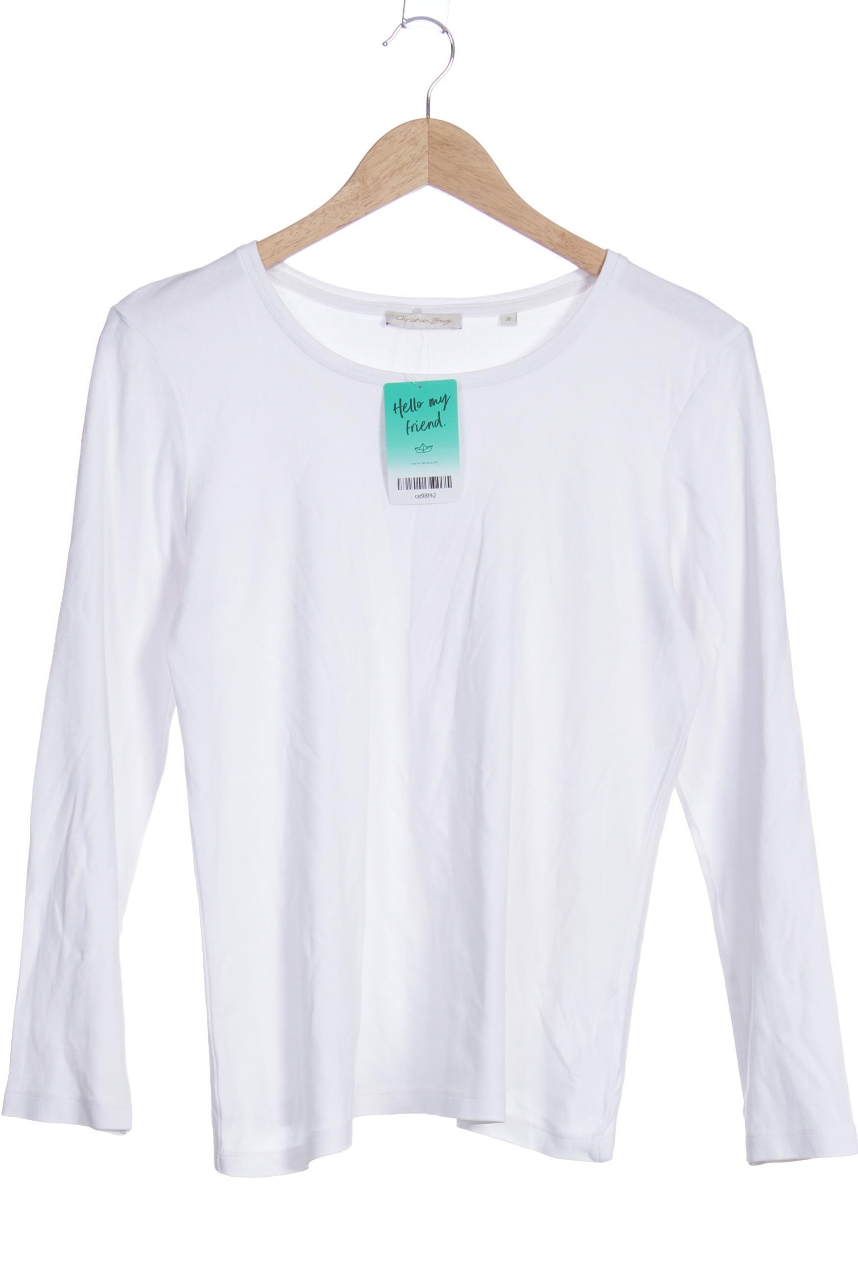 

Christian Berg Damen Langarmshirt, weiß, Gr. 38