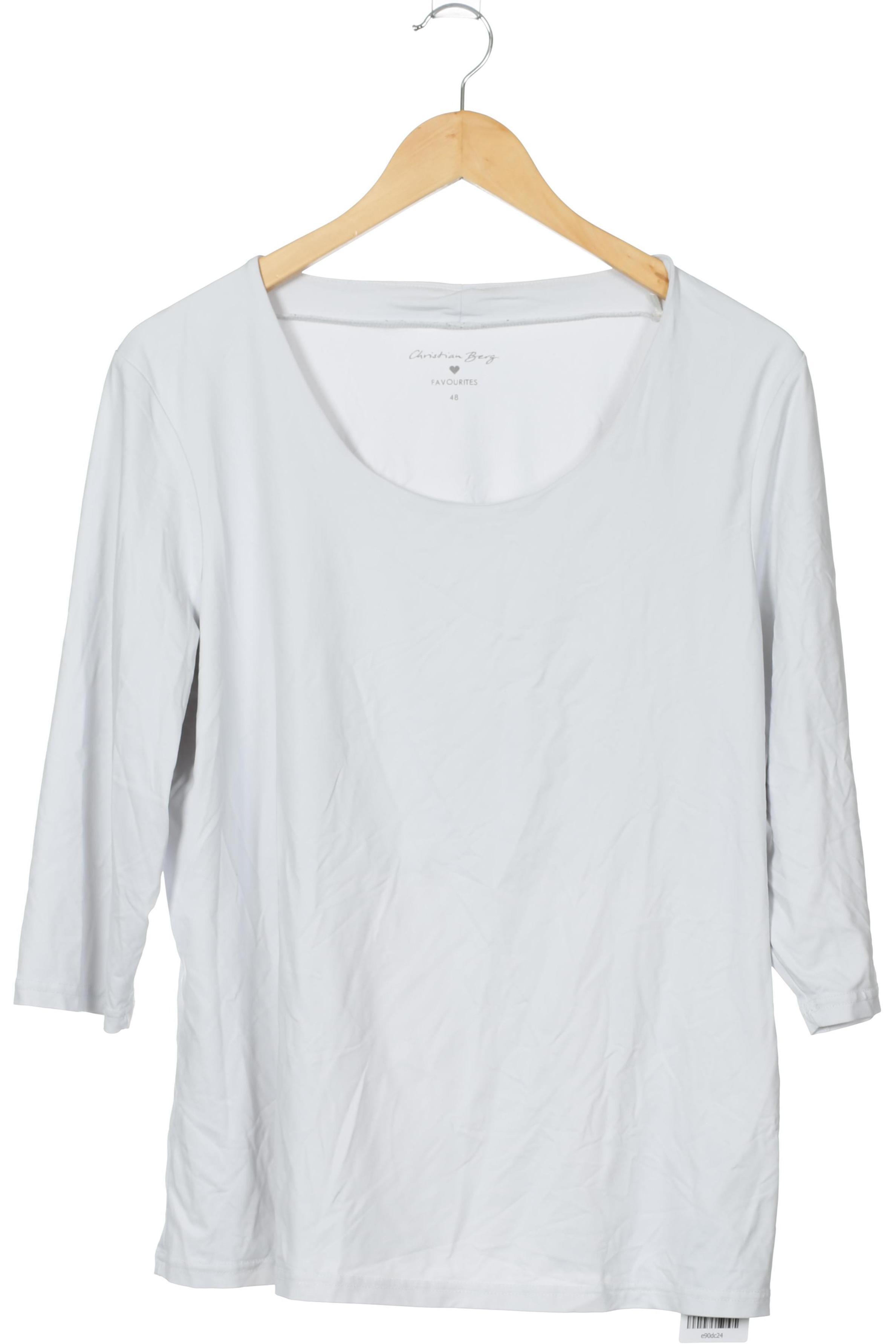 

Christian Berg Damen Langarmshirt, weiß, Gr. 48