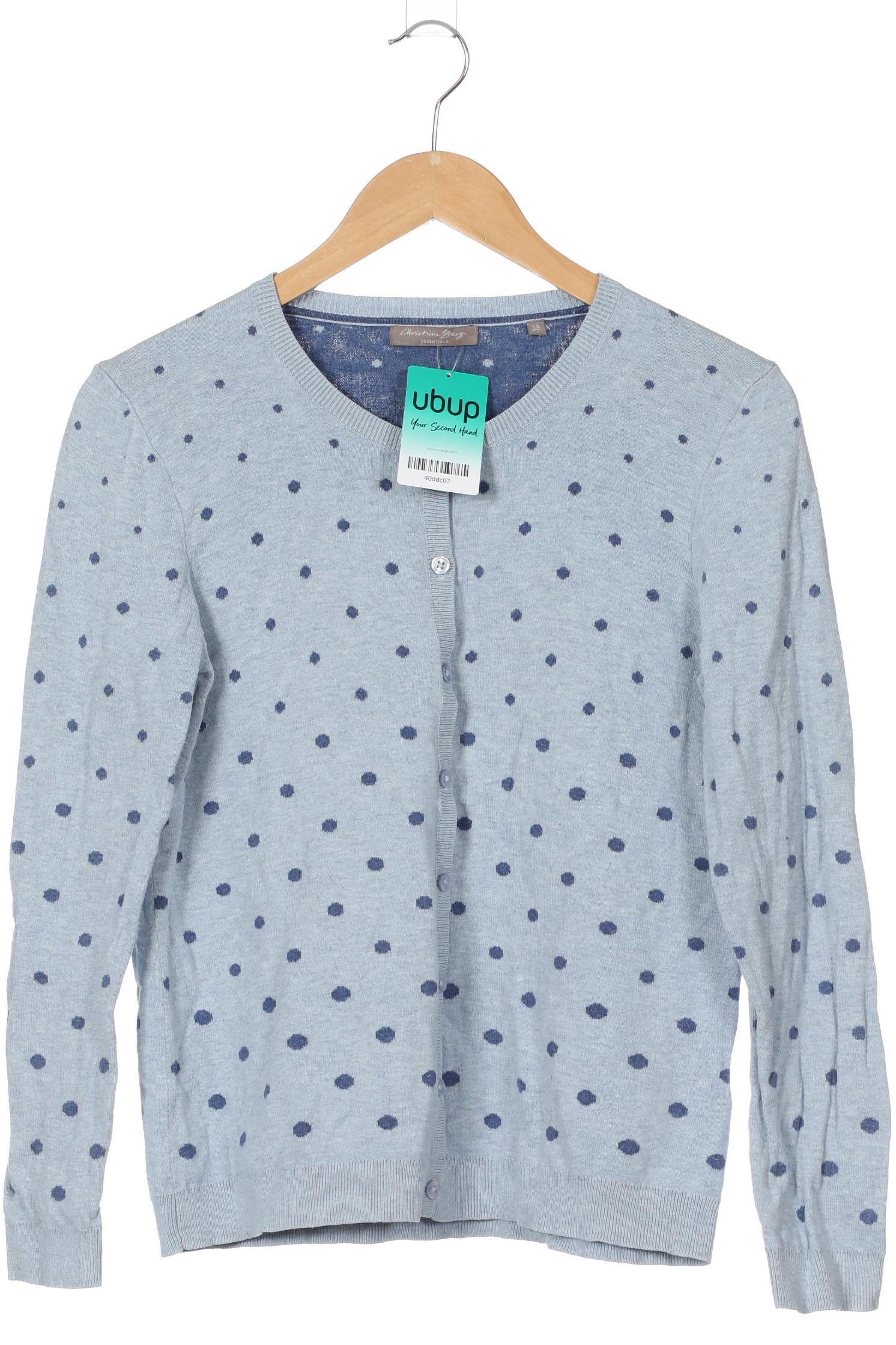 

Christian Berg Damen Strickjacke, blau, Gr. 38